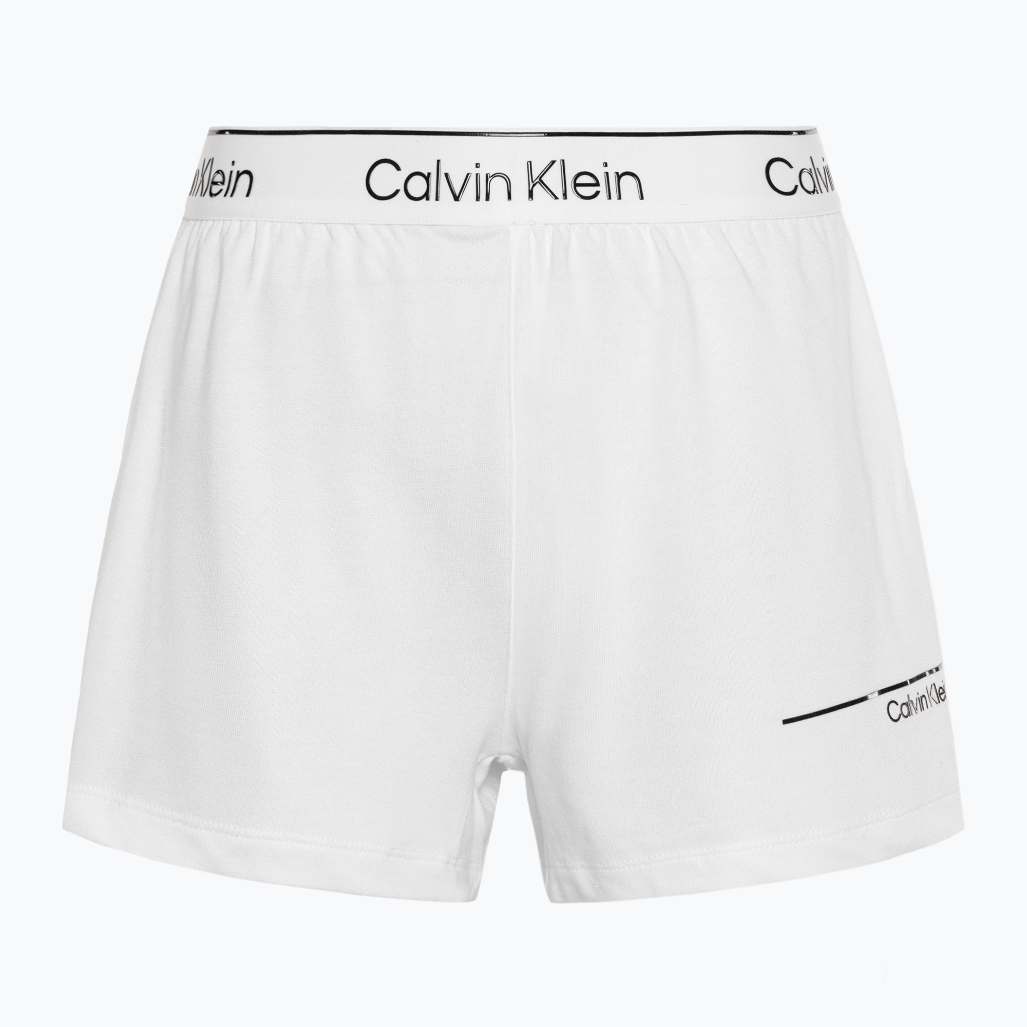 Szorty kąpielowe damskie Calvin Klein Relaxed Short classic white 