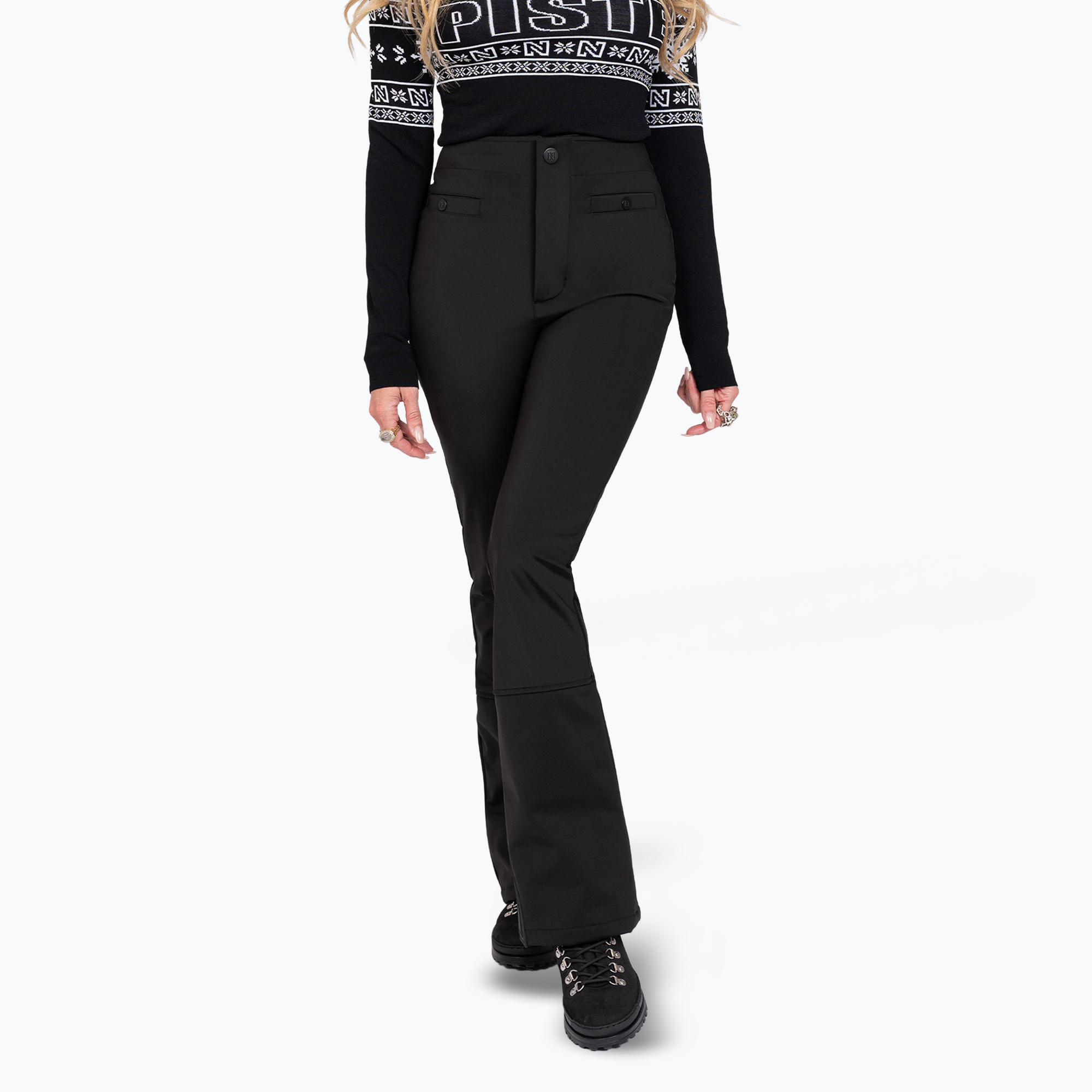 Pantaloni da sci donna Nikkie Giza Ski nero (40) (Giza Ski N 2-244 2407)