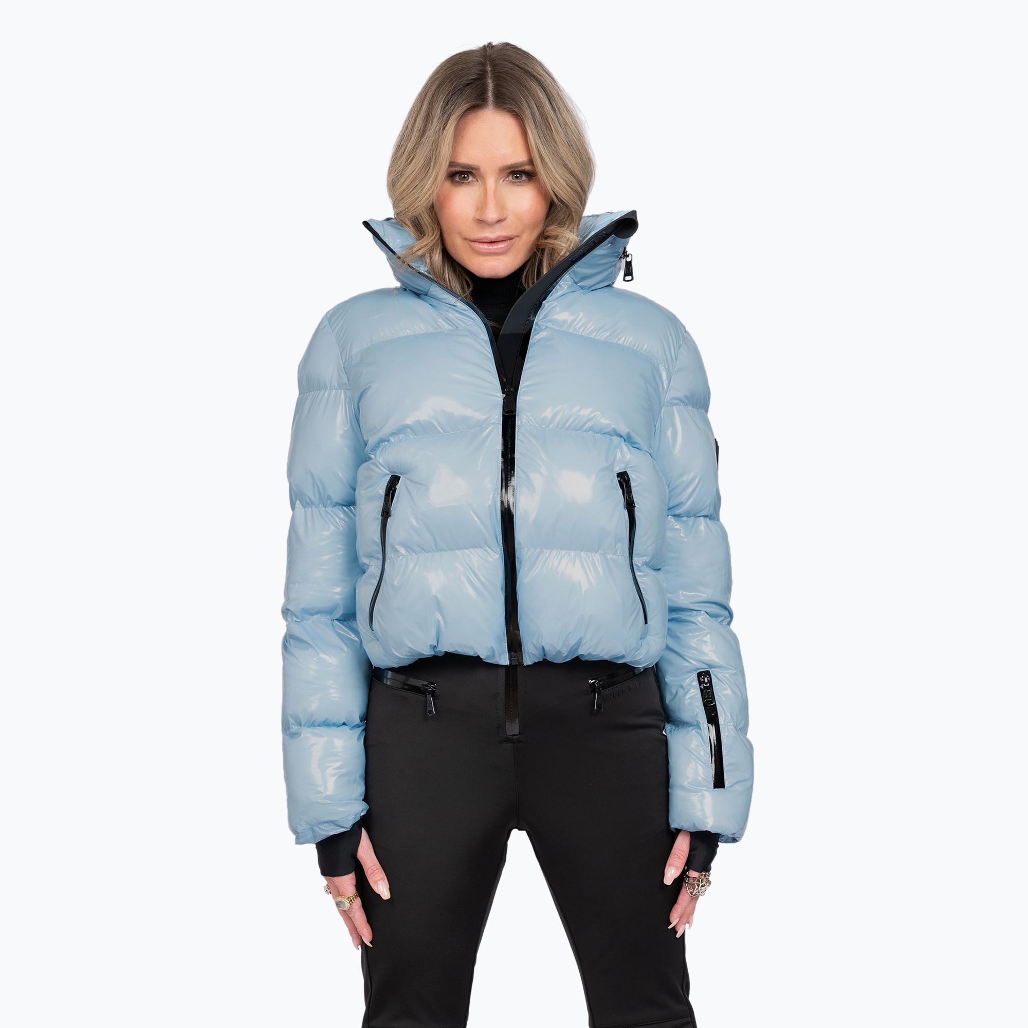 Dámska lyžiarska bunda Nikkie Gstaad Laquer powder blue (Gstaad Laquer Ski N 4-262 2407)