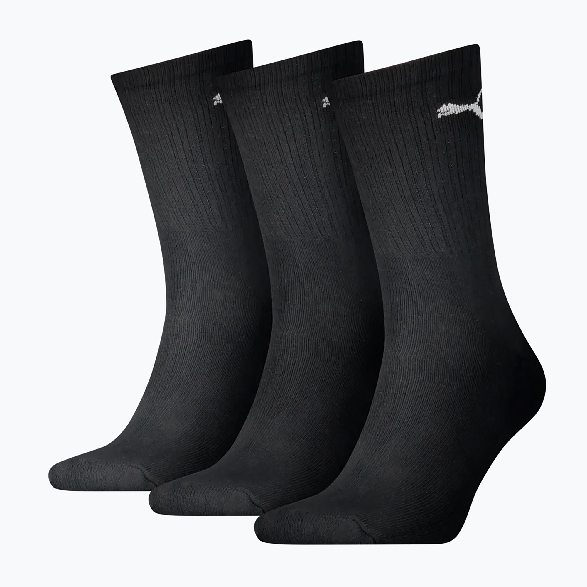 Șosete PUMA Sport Crew Lightweight 3 perechi black