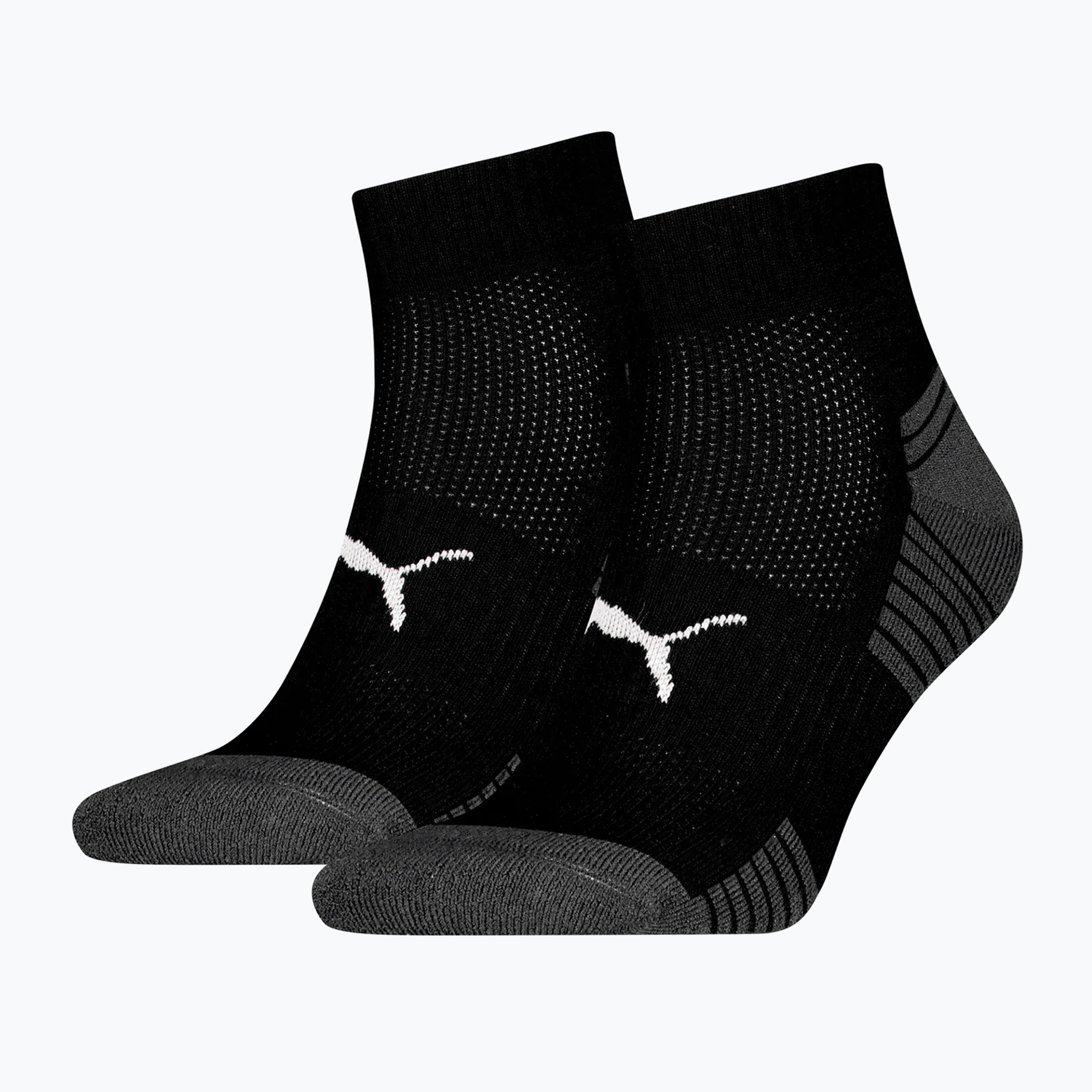 Șosete PUMA Sport Cushioned Quarter 2 perechi black