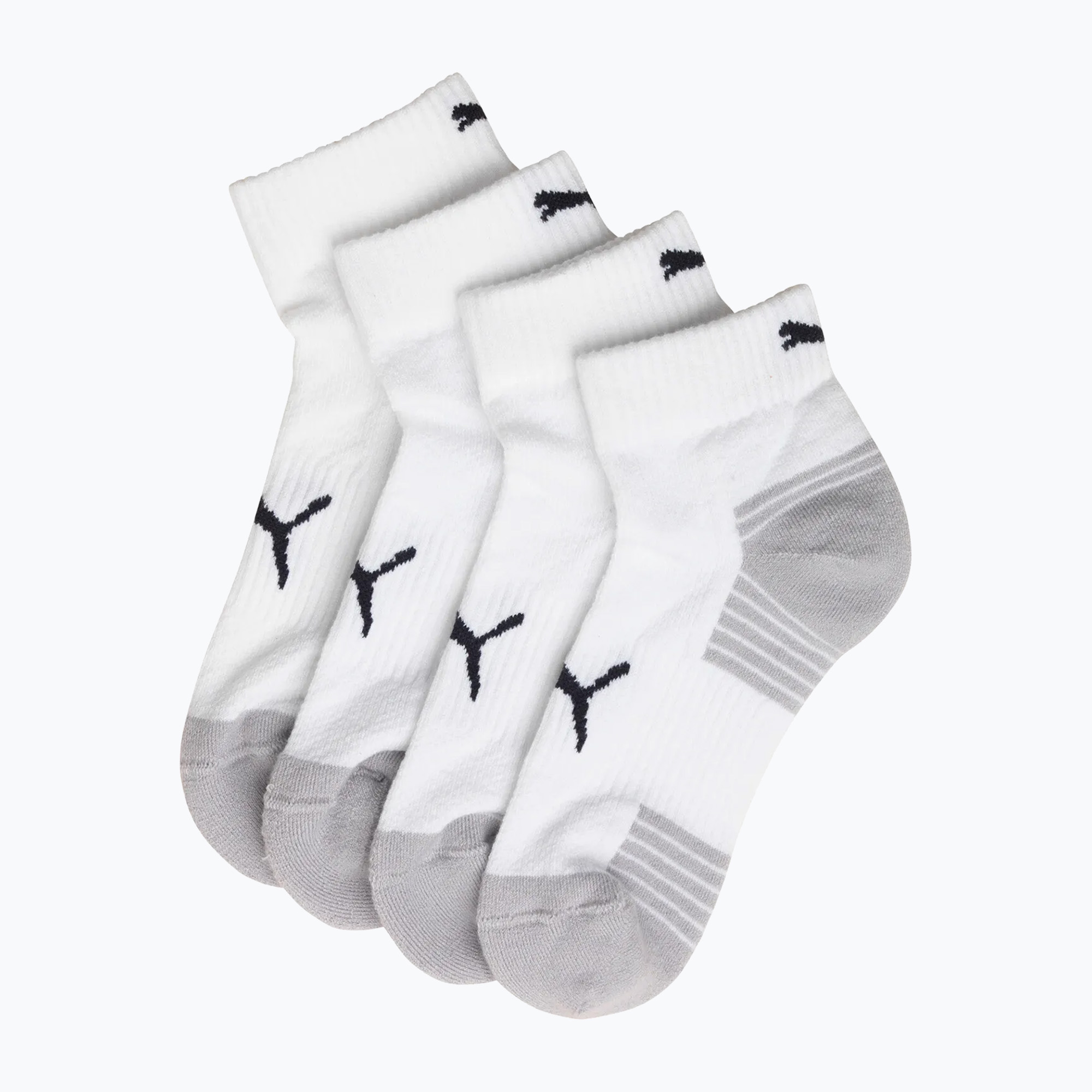 Șosete PUMA Sport Cushioned Quarter 2 perechi white