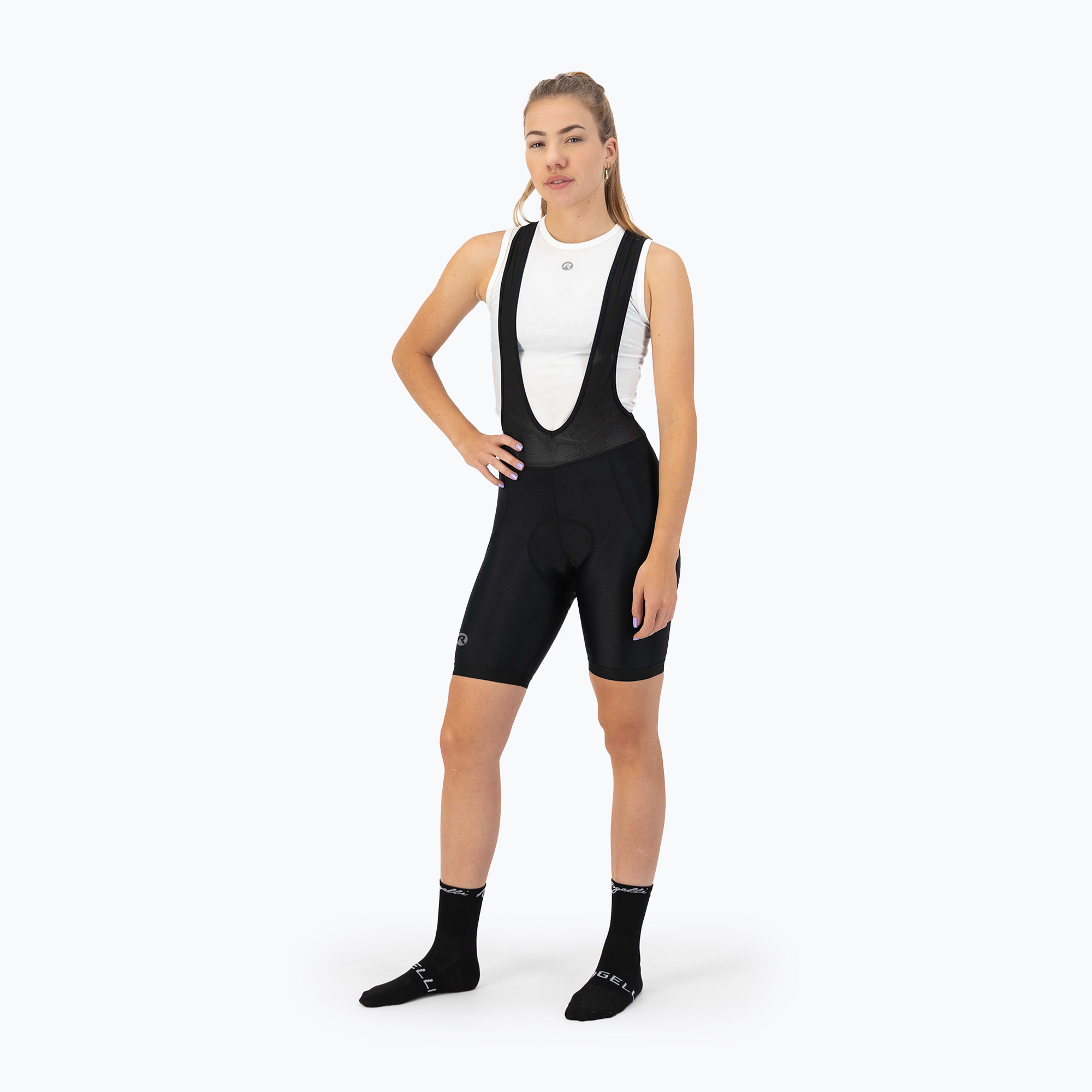 Дамски шорти за колоездене Rogelli Core Bib Short black