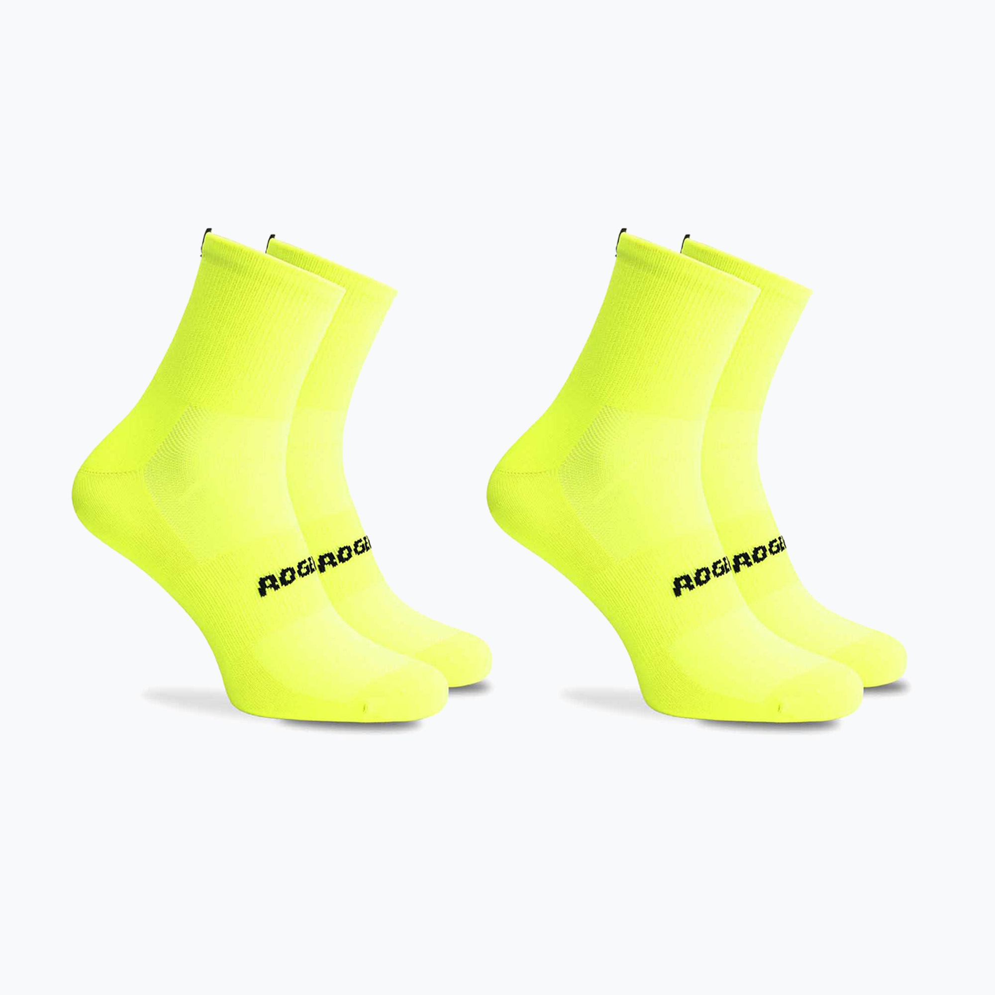 Rogelli Essential cycling socks 2 pairs fluor (40-43 EU)
