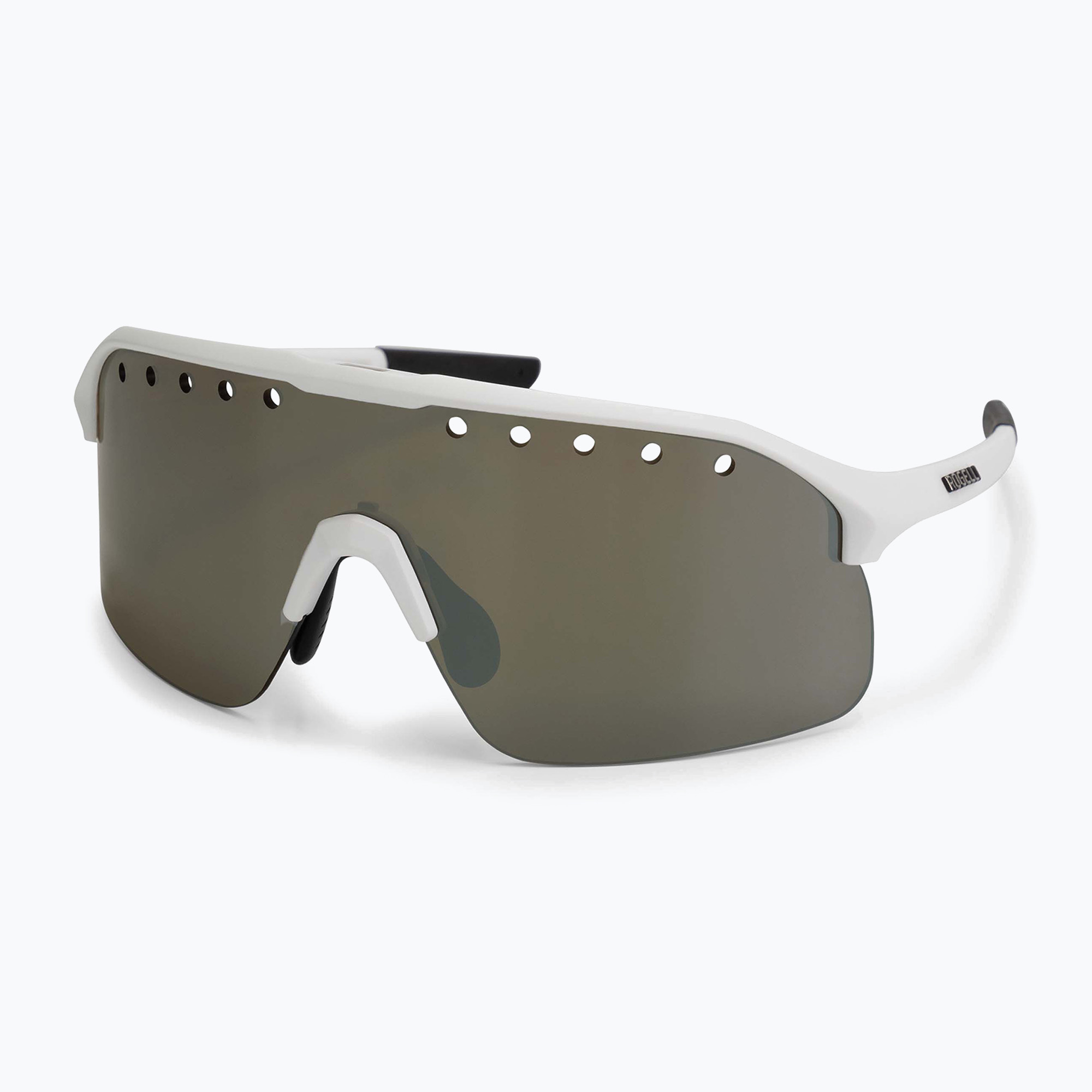 Rogelli Ventro Polarized white/taupe/brown platinum revo sunglasses