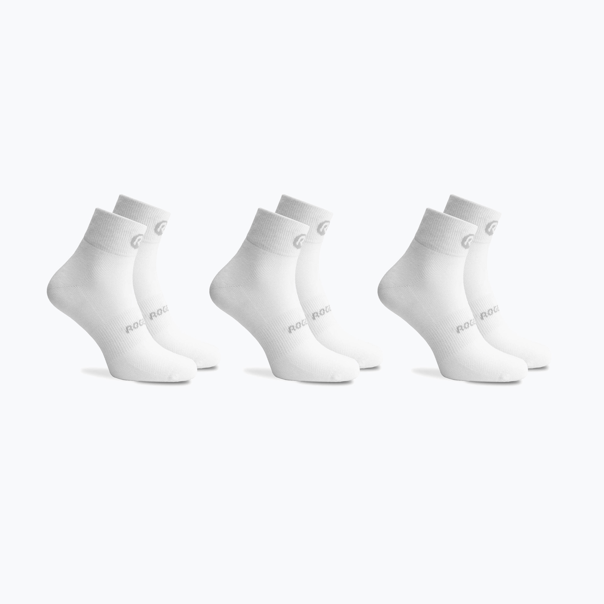 Rogelli Core gyermek zokni 3 pár fehér (Core 3-pack Jr ROG351764)