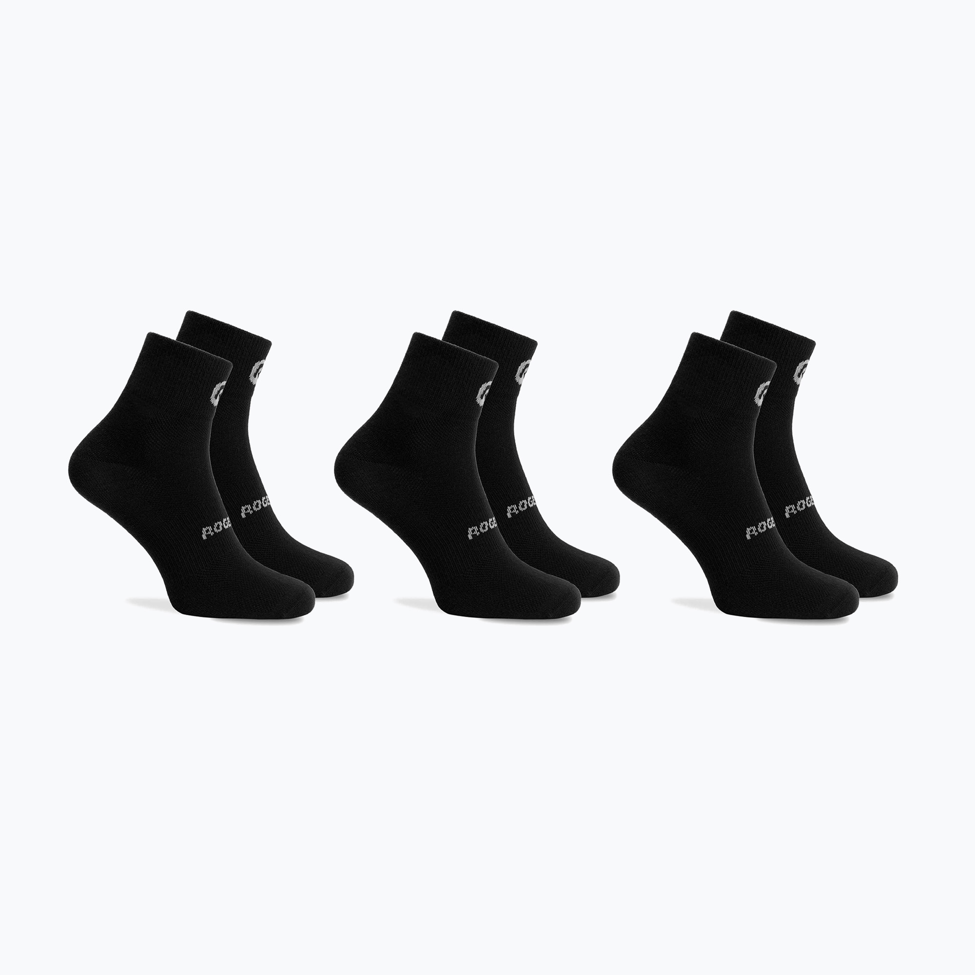 Rogelli Core children's socks 3 pairs black (31-34 EU)