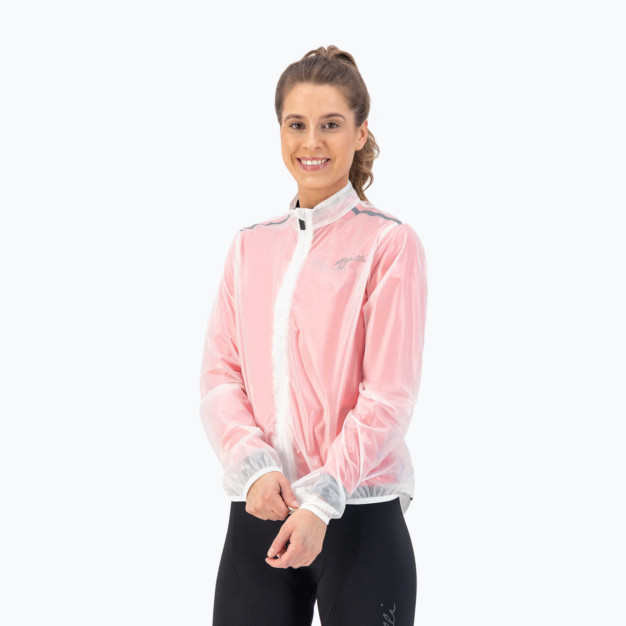 Women's cycling jacket Rogelli Emergency W white (M)