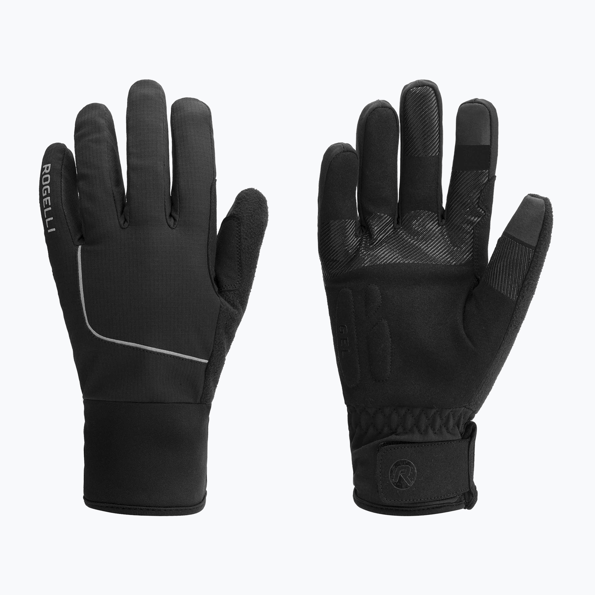 Мъжки ръкавици за колоездене Rogelli Essential Winter Waterproop black