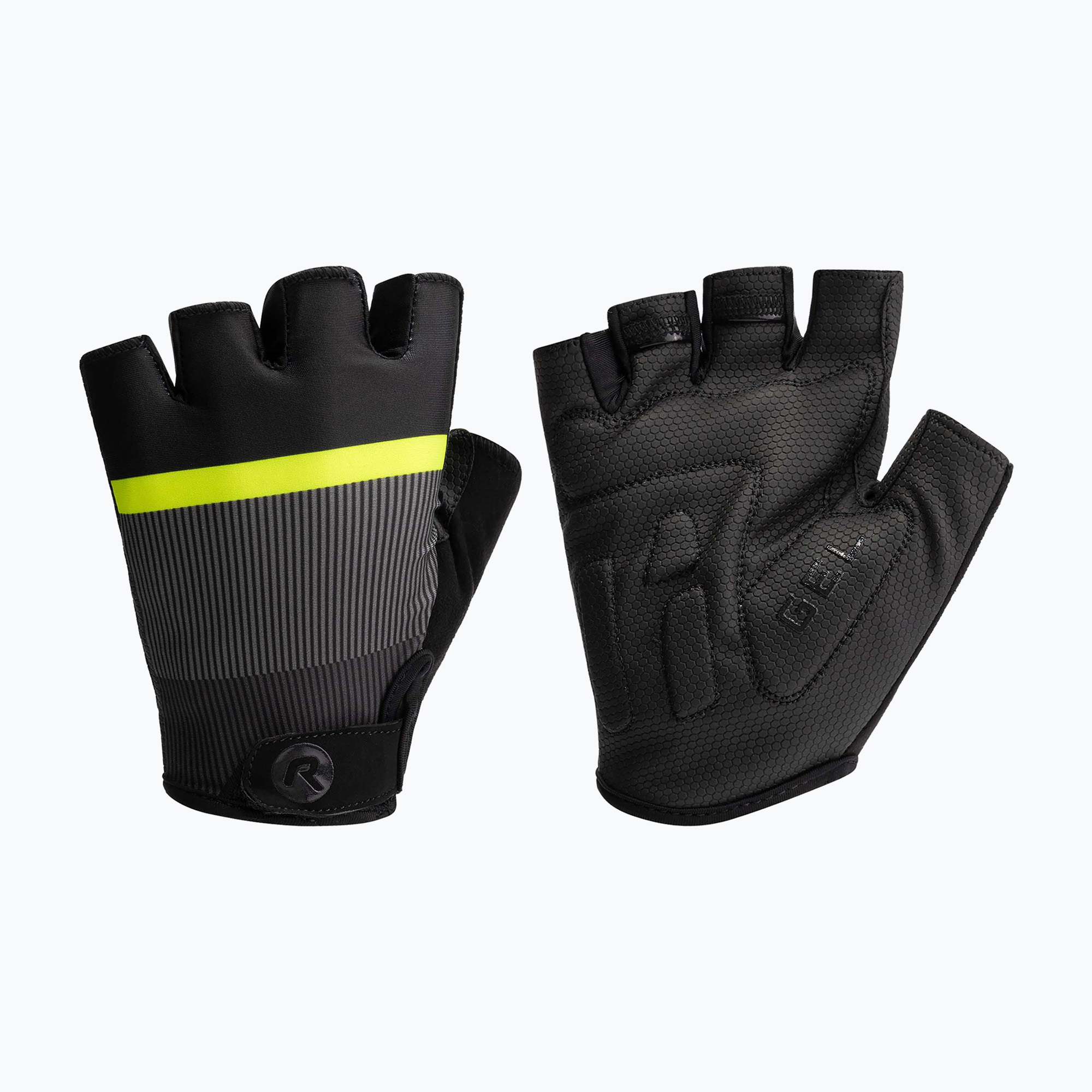 Мъжки ръкавици за колоездене Rogelli Hero II black/fluor/grey
