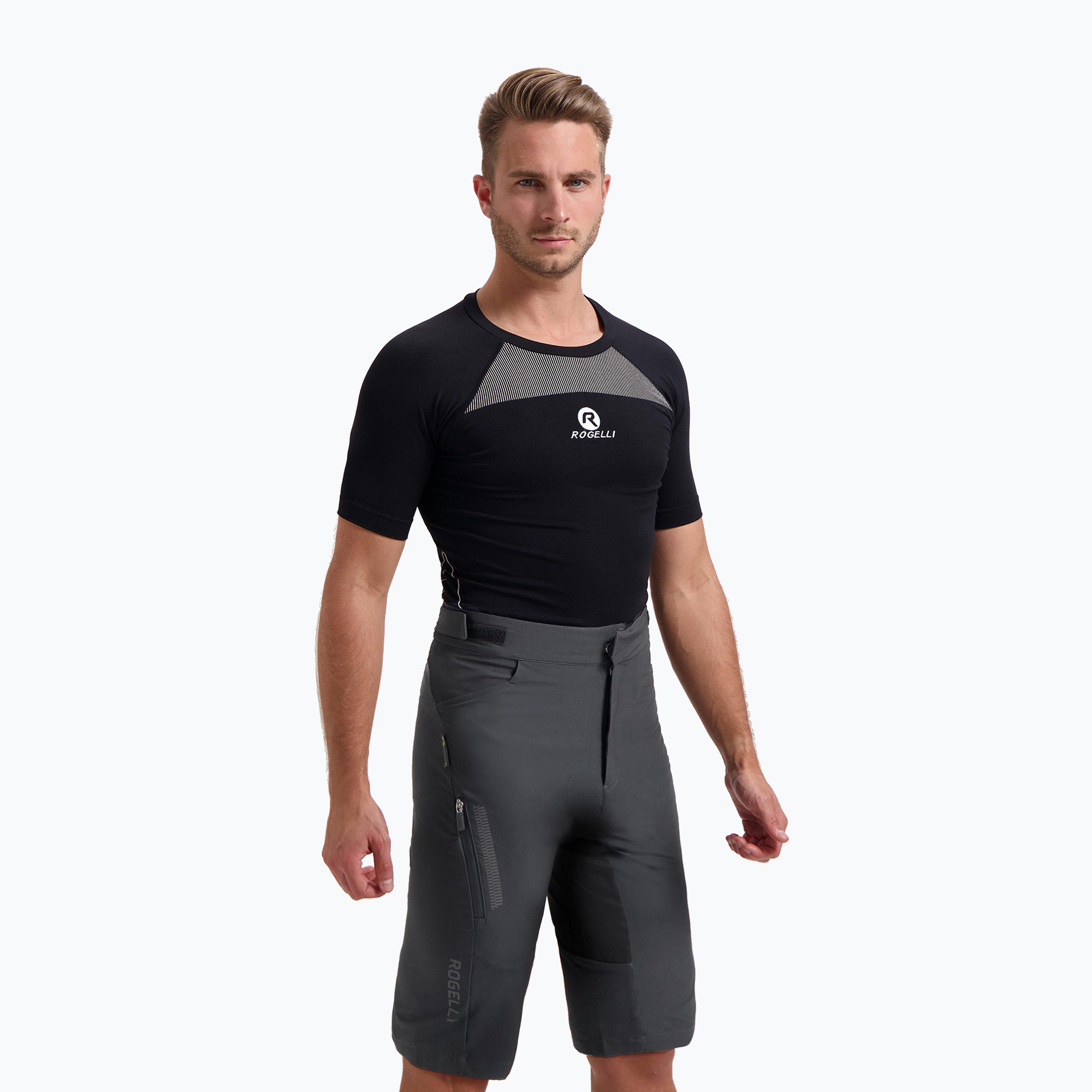 Мъжки колоездачни шорти Rogelli Advntr Distance MTB grey