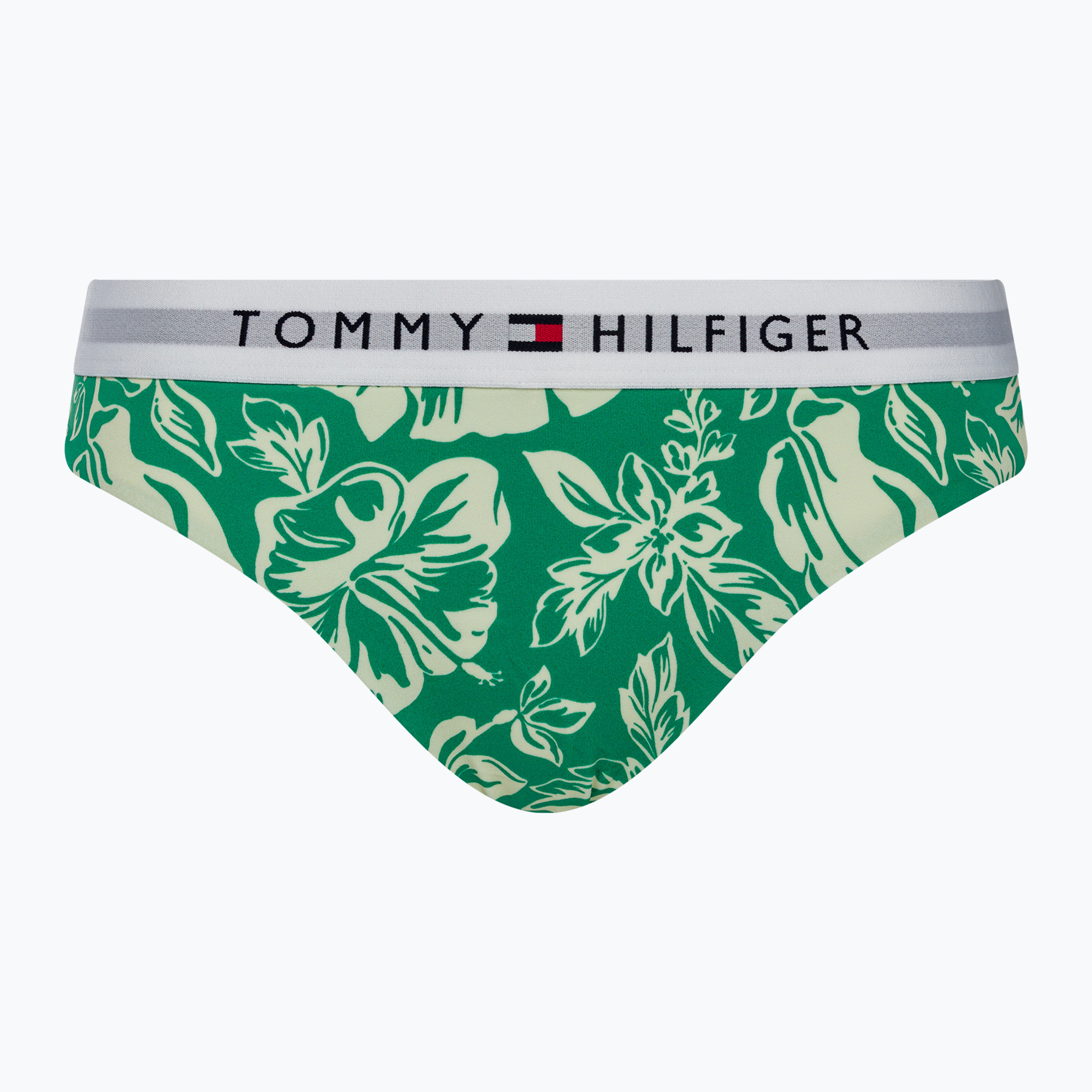 Долнище на бански костюм Tommy Hilfiger Classic Print vintage tropical olympic green