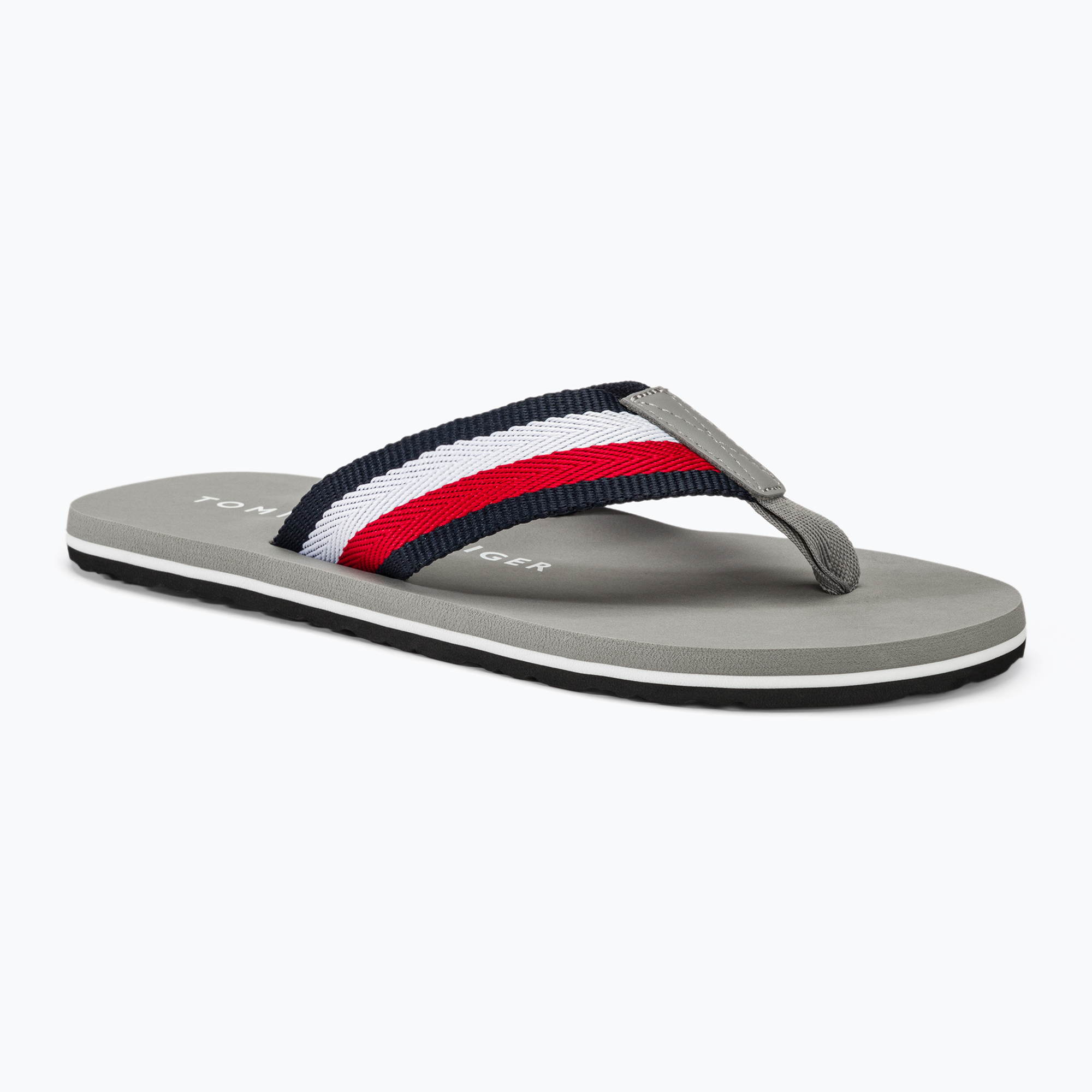 Japonki męskie Tommy Hilfiger Corporate Beach Sandal antique silver 