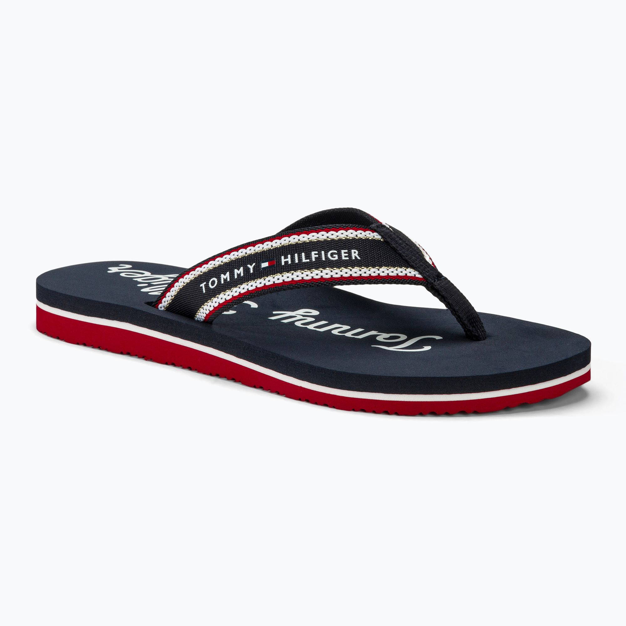Japonki damskie Tommy Hilfiger Im Graphic Beach Sandal space blue 