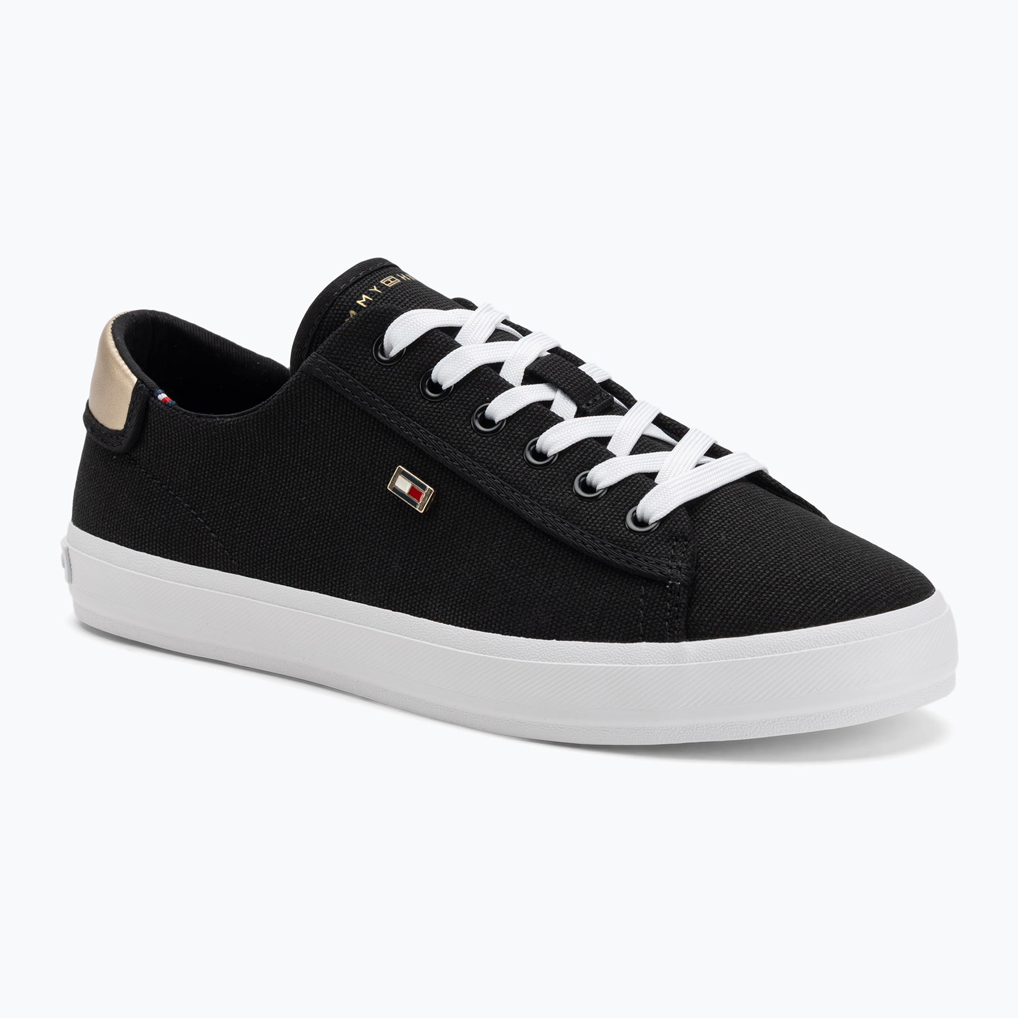 Trampki damskie Tommy Hilfiger Vulc Canvas Lace Up black 