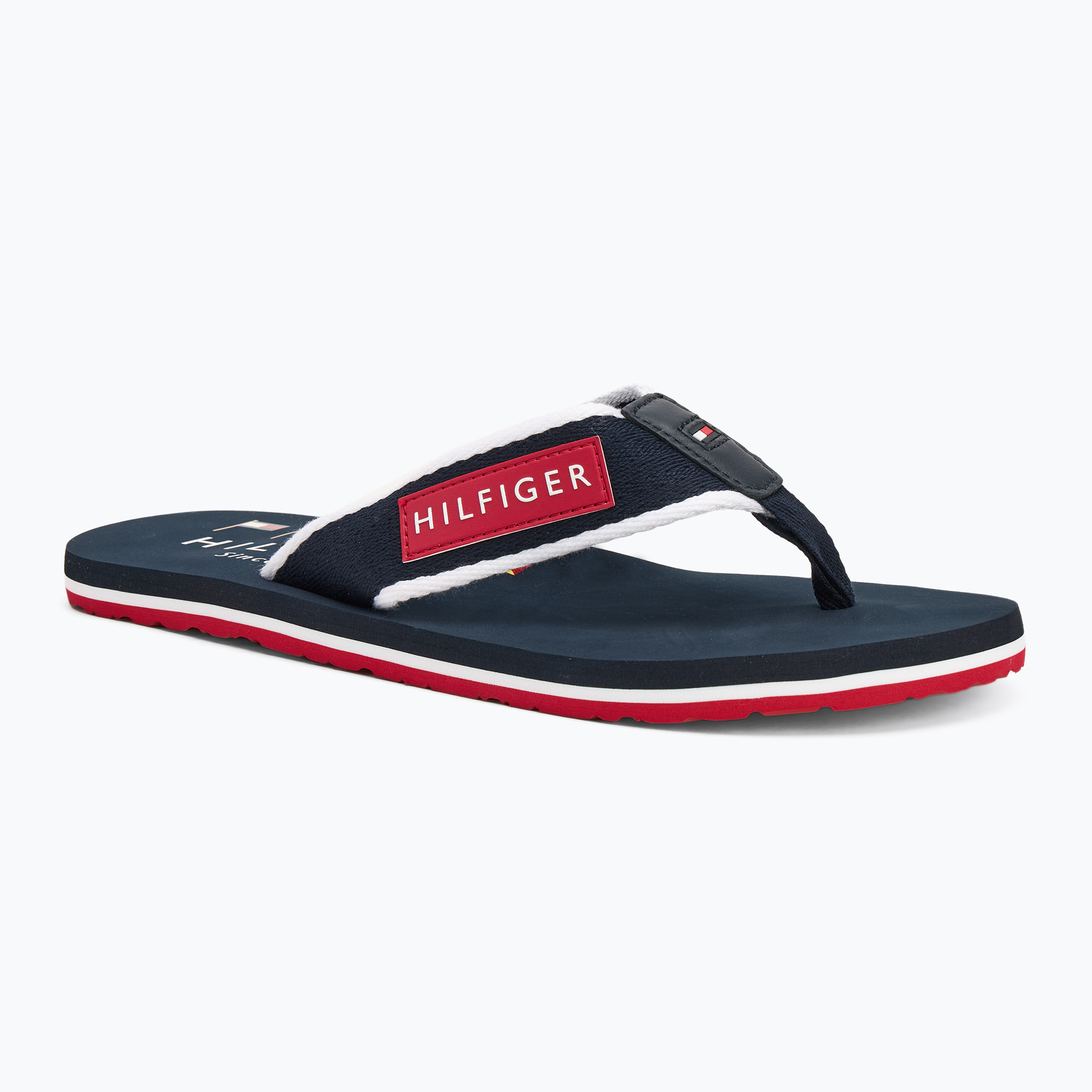 Japonki męskie Tommy Hilfiger Patch Beach Sandal desert sky 