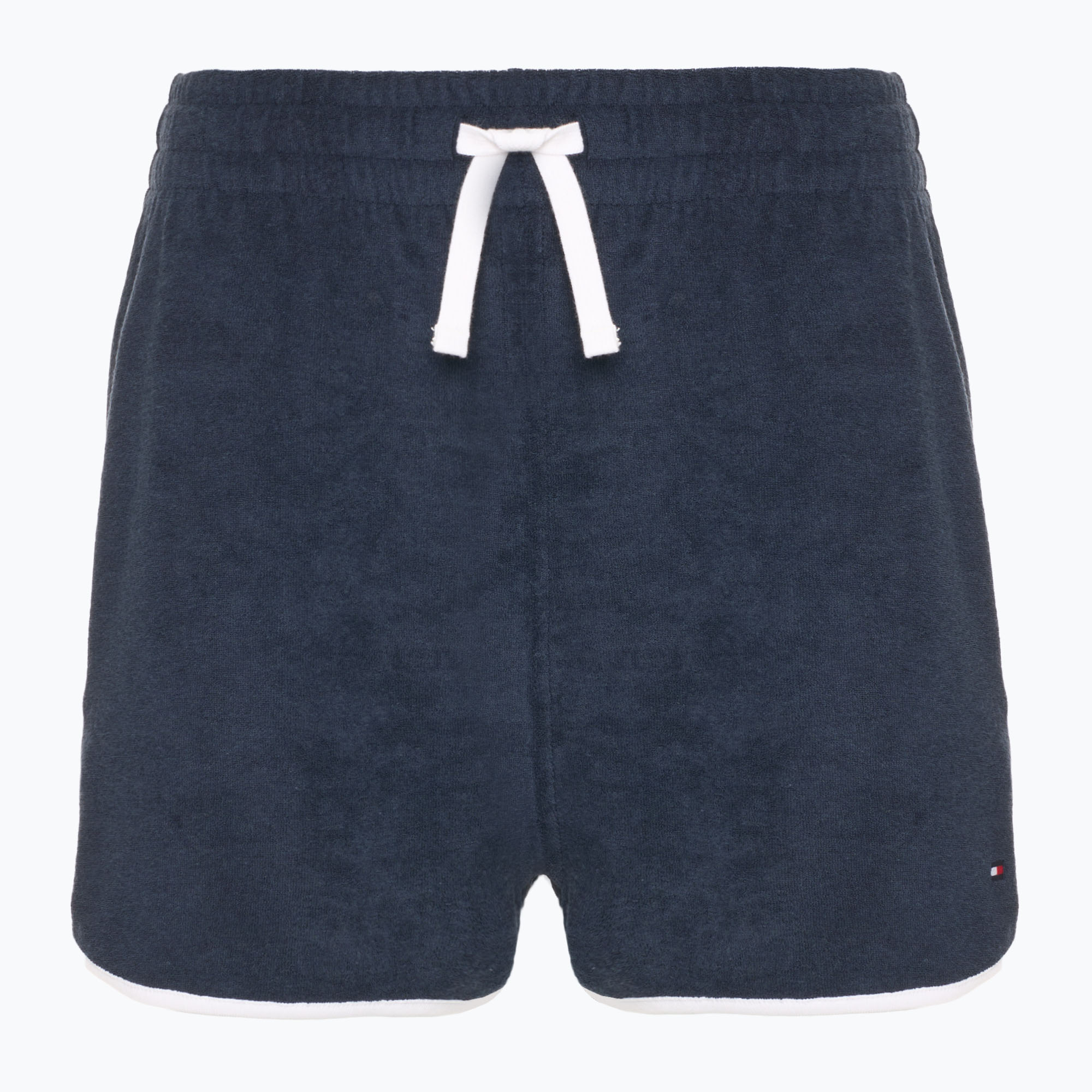 Spodenki damskie Tommy Hilfiger Terry Shorts dark night navy 
