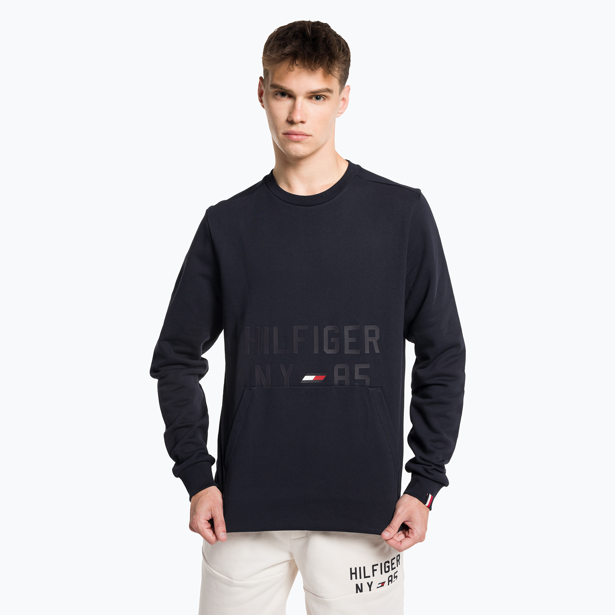 Bluza męska Tommy Hilfiger Graphic Crew blue 