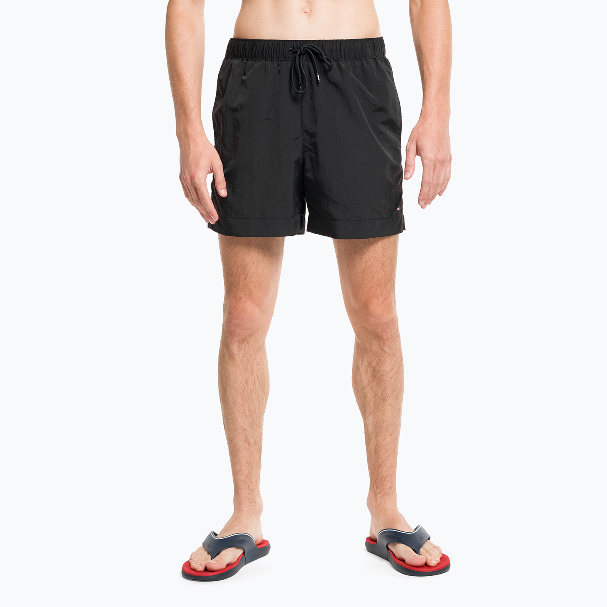 Мъжки къси панталони за плуване Tommy Hilfiger Medium Drawstring black