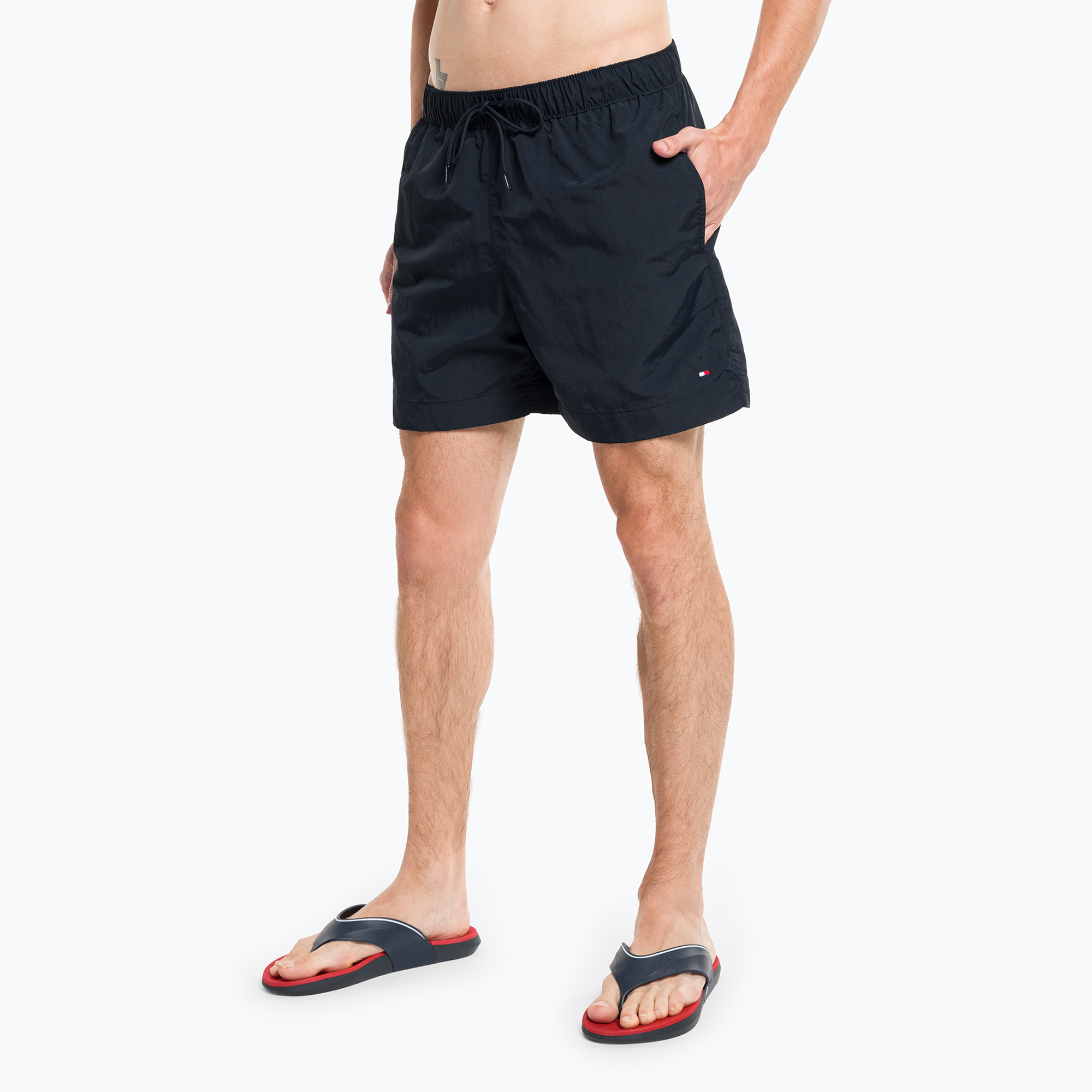 Pánske plavecké šortky Tommy Hilfiger Medium Drawstring blue