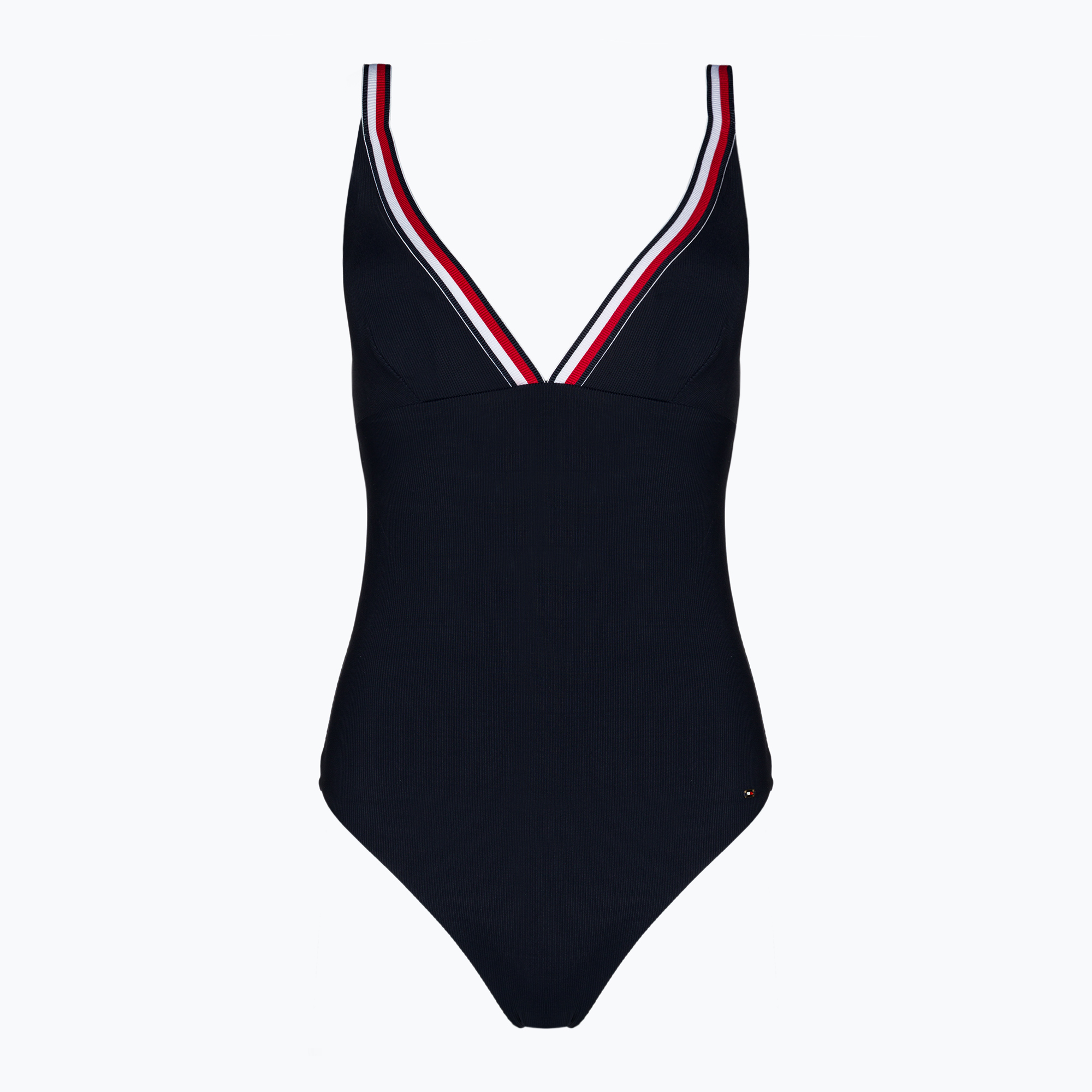 Plavky jednodielne dámske Tommy Hilfiger Triangle One Piece Rp deser skye (Triangle One Piece Rp UW0UW05294)