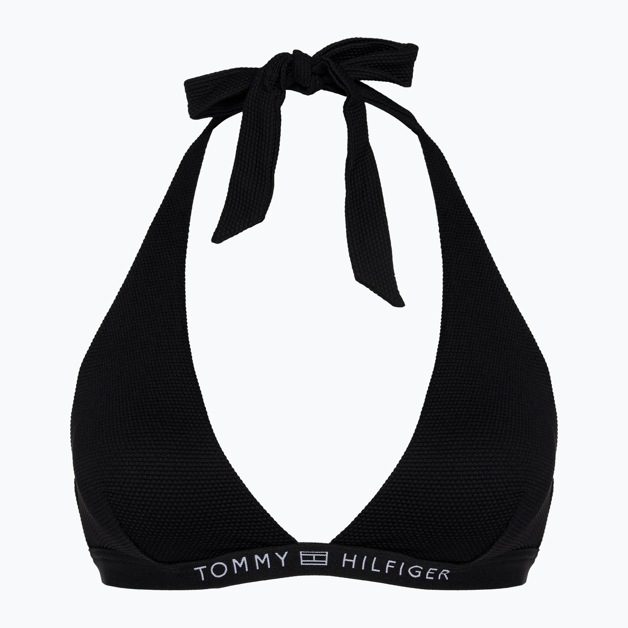 Горнище на бански костюм Tommy Hilfiger Triangle Fixed Rp black