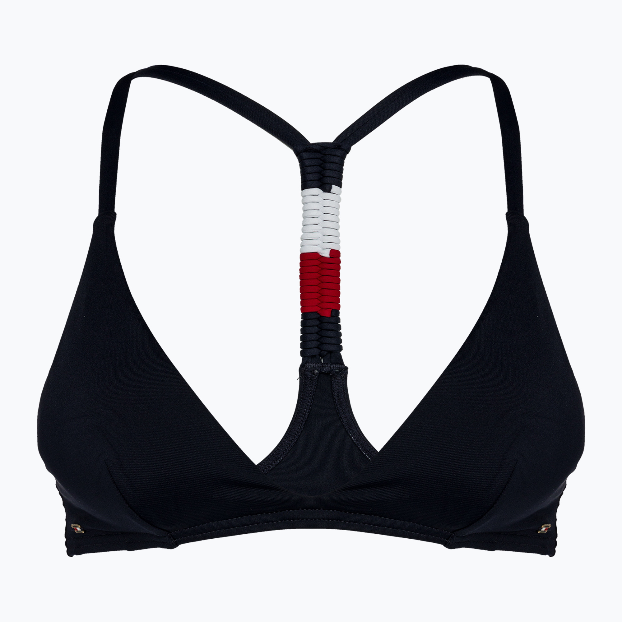 Горнище на бански костюм Tommy Hilfiger Racerback Triangle rp desert sky