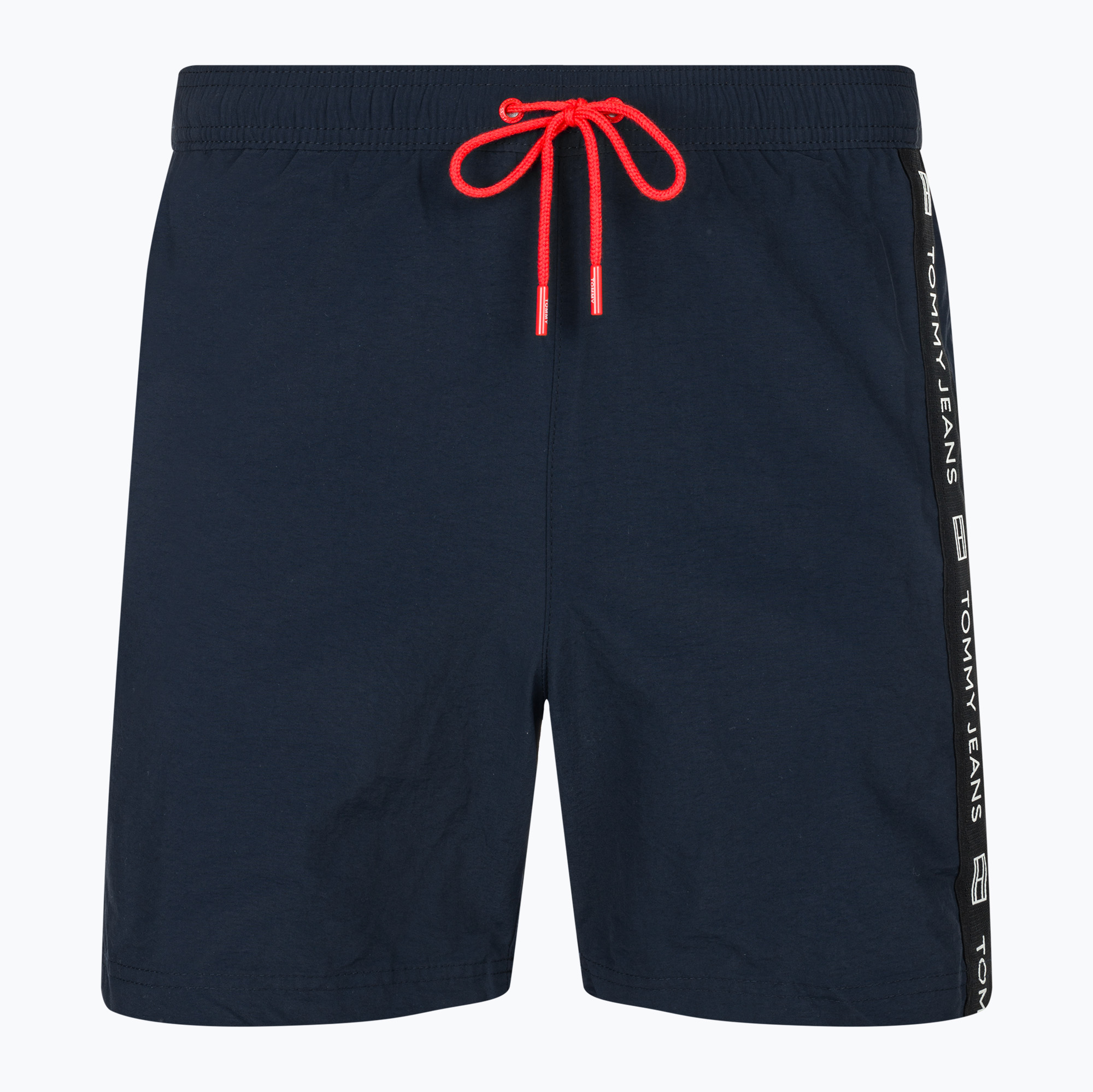 Szorty kąpielowe męskie Tommy Jeans SF Medium Drawstring Side Tape dark night navy 