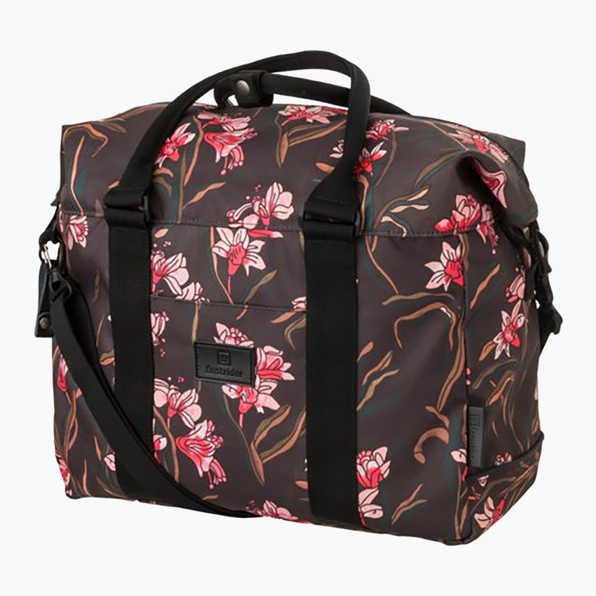 Taška na zadný nosič bicykľa FastRider Nyla Shopper Single Bike Bag Trend Click'nGo 20 l flourish