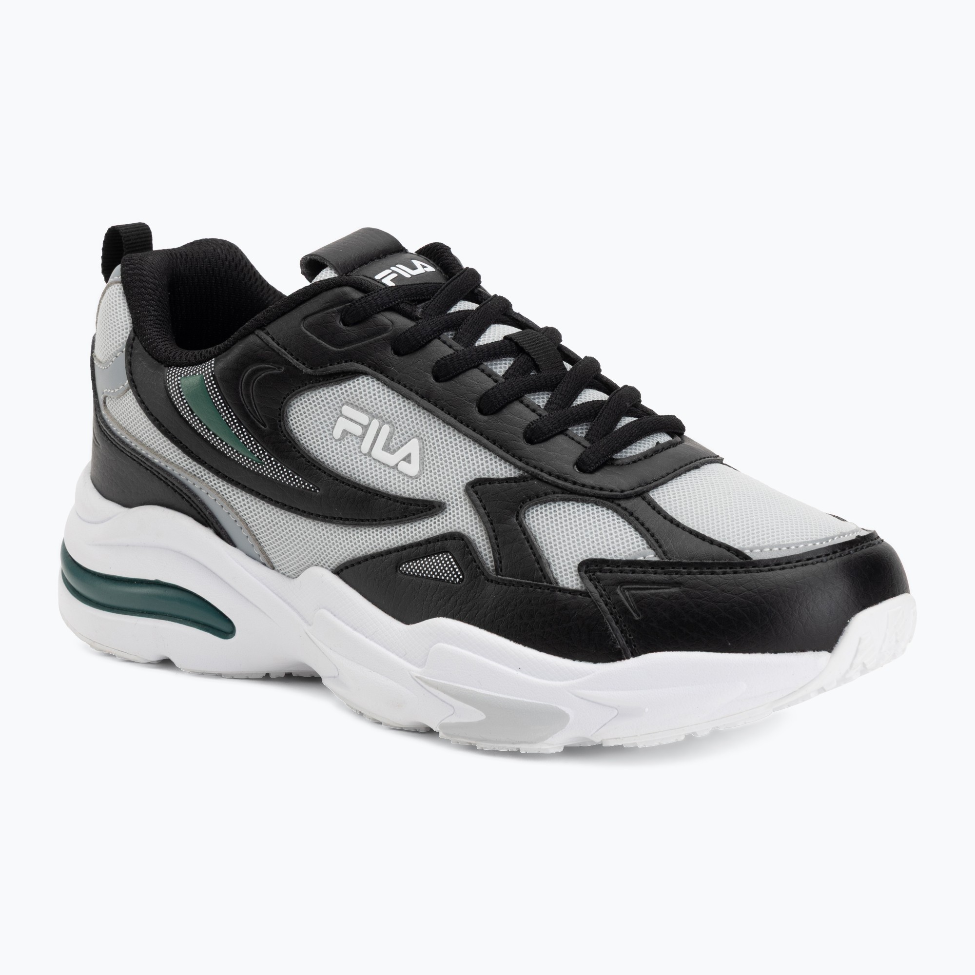 Buty dziecięce FILA Madrun black/posy green
