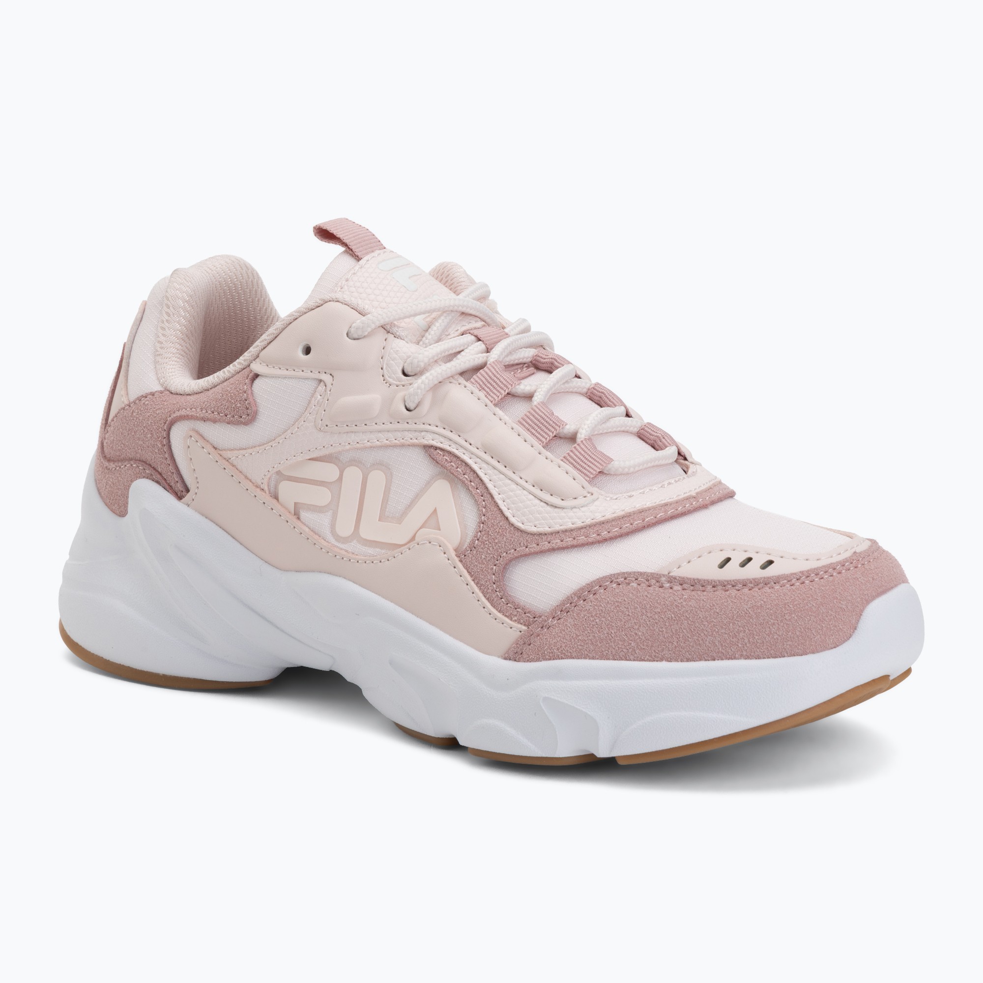 Buty dziecięce FILA Collene Logo pale mauve/white