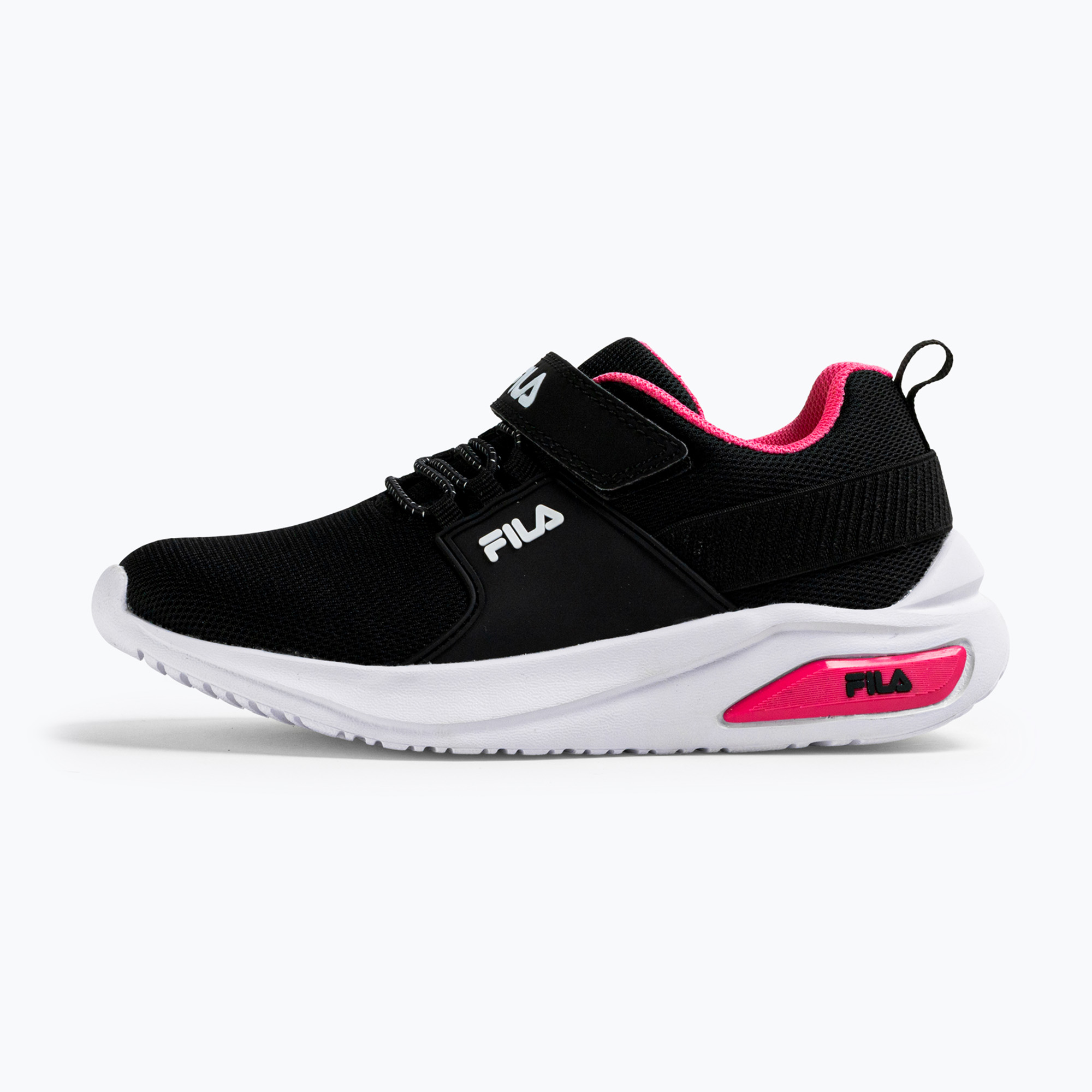 Детски обувки FILA Madrun Velcro black/sangria sunset