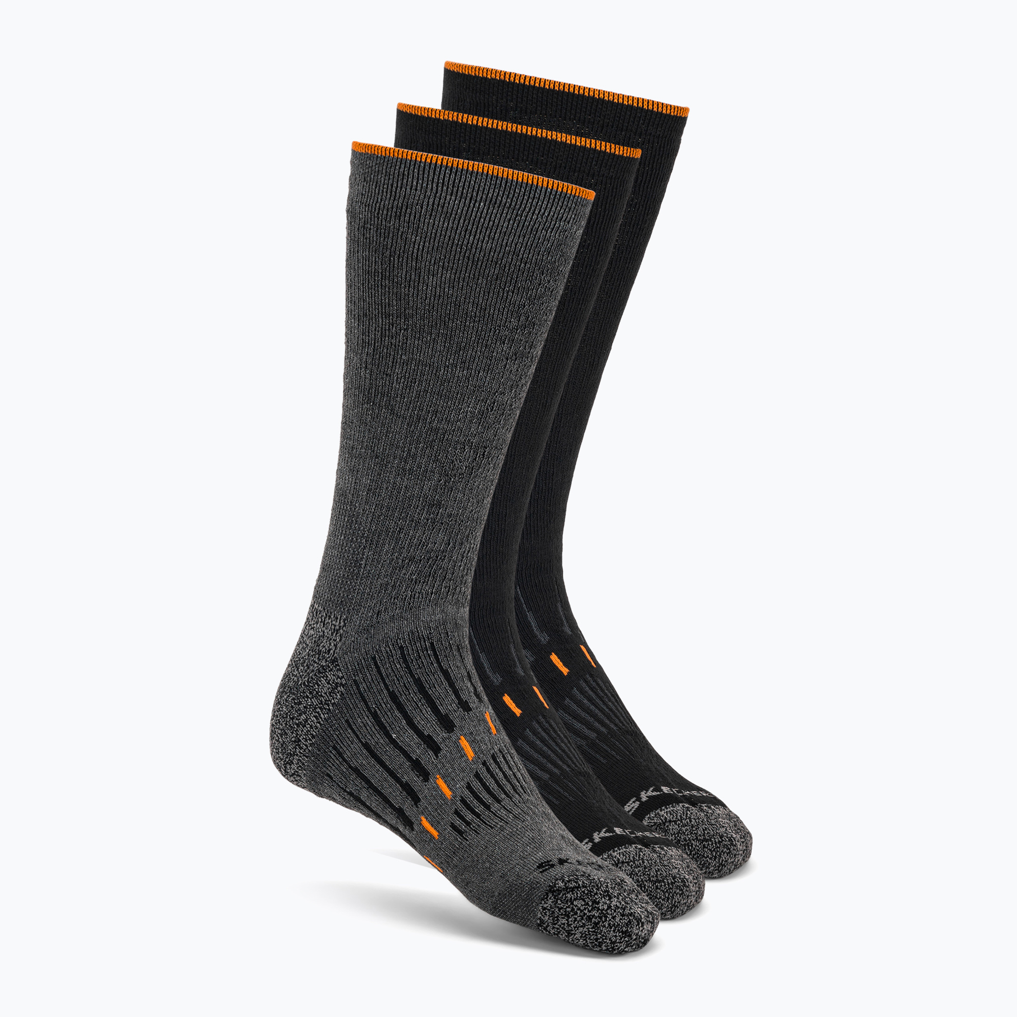 Чорапи SKECHERS Full Terry Qtr Crew black / grey