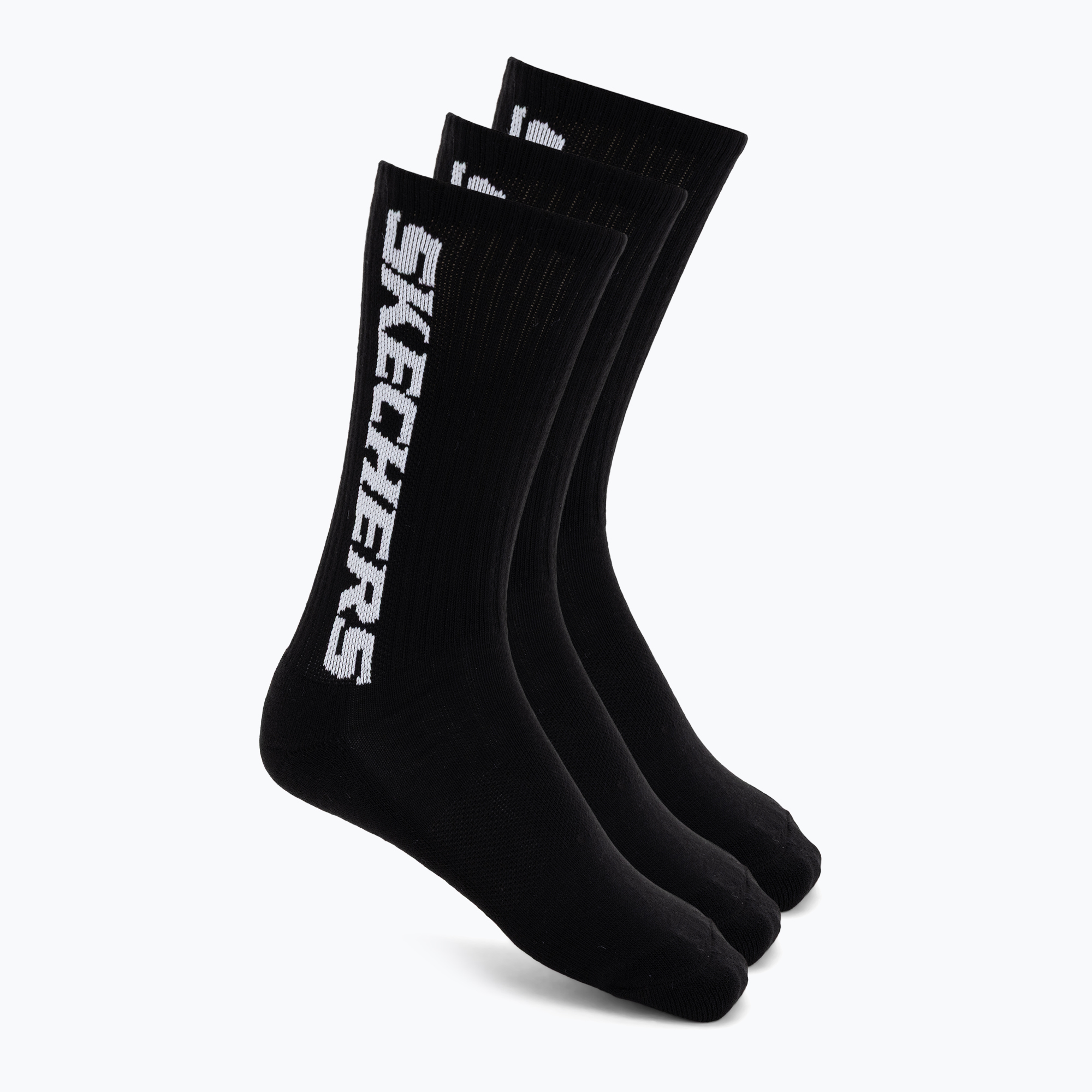 Чорапи SKECHERS Terry Crew 1/2 3 pack black