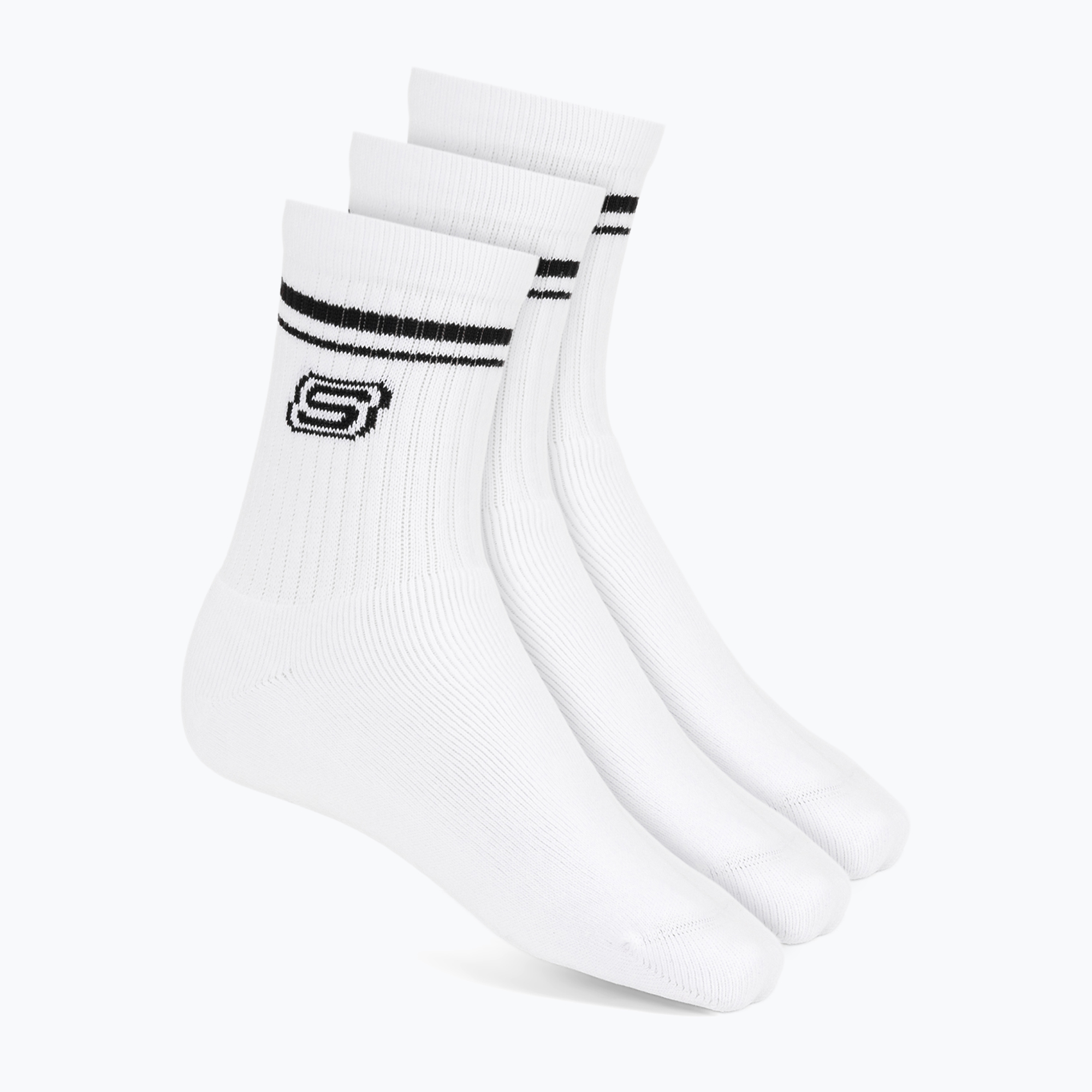 Чорапи SKECHERS Full Terry Low Crew white traditional