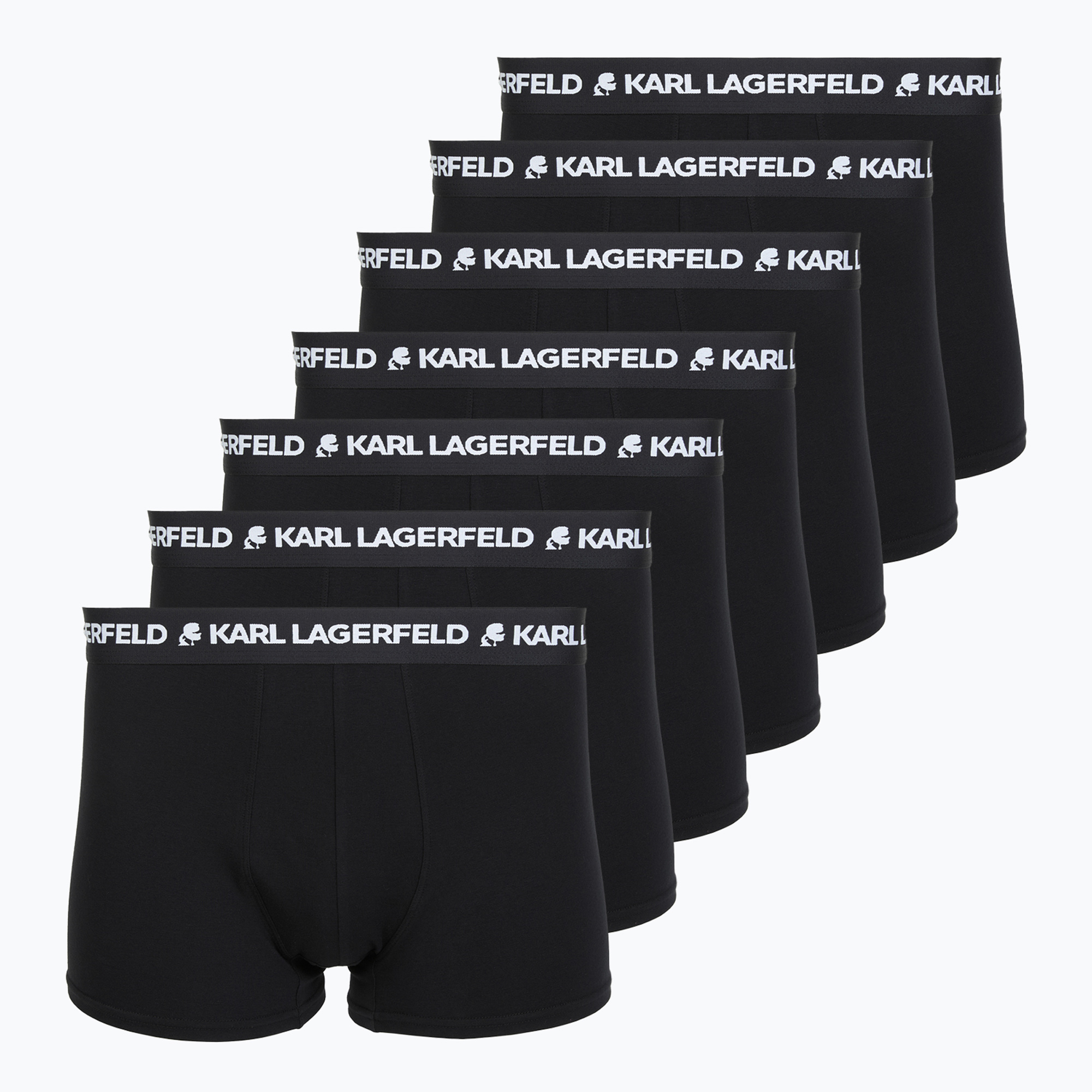 Bokserki męskie KARL LAGERFELD Logo Trunk 7 par black 
