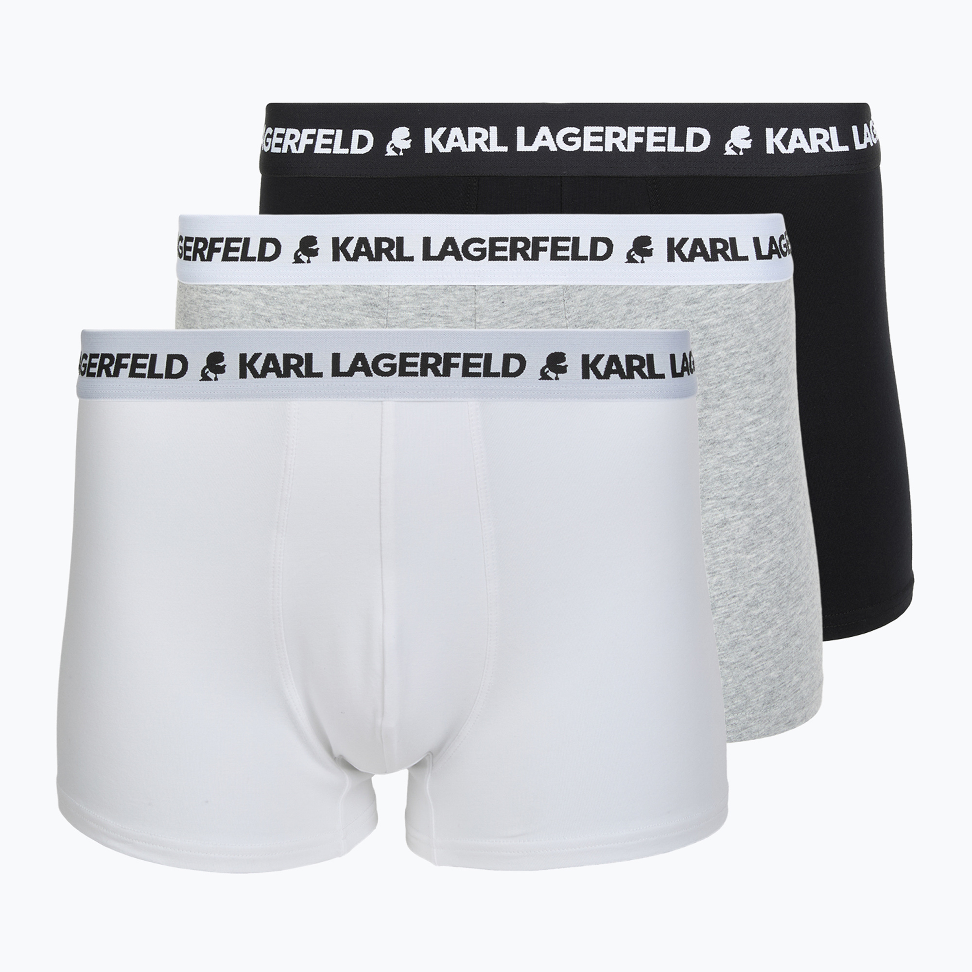 Bokserki męskie KARL LAGERFELD Logo Trunk 3 pary multicolor 