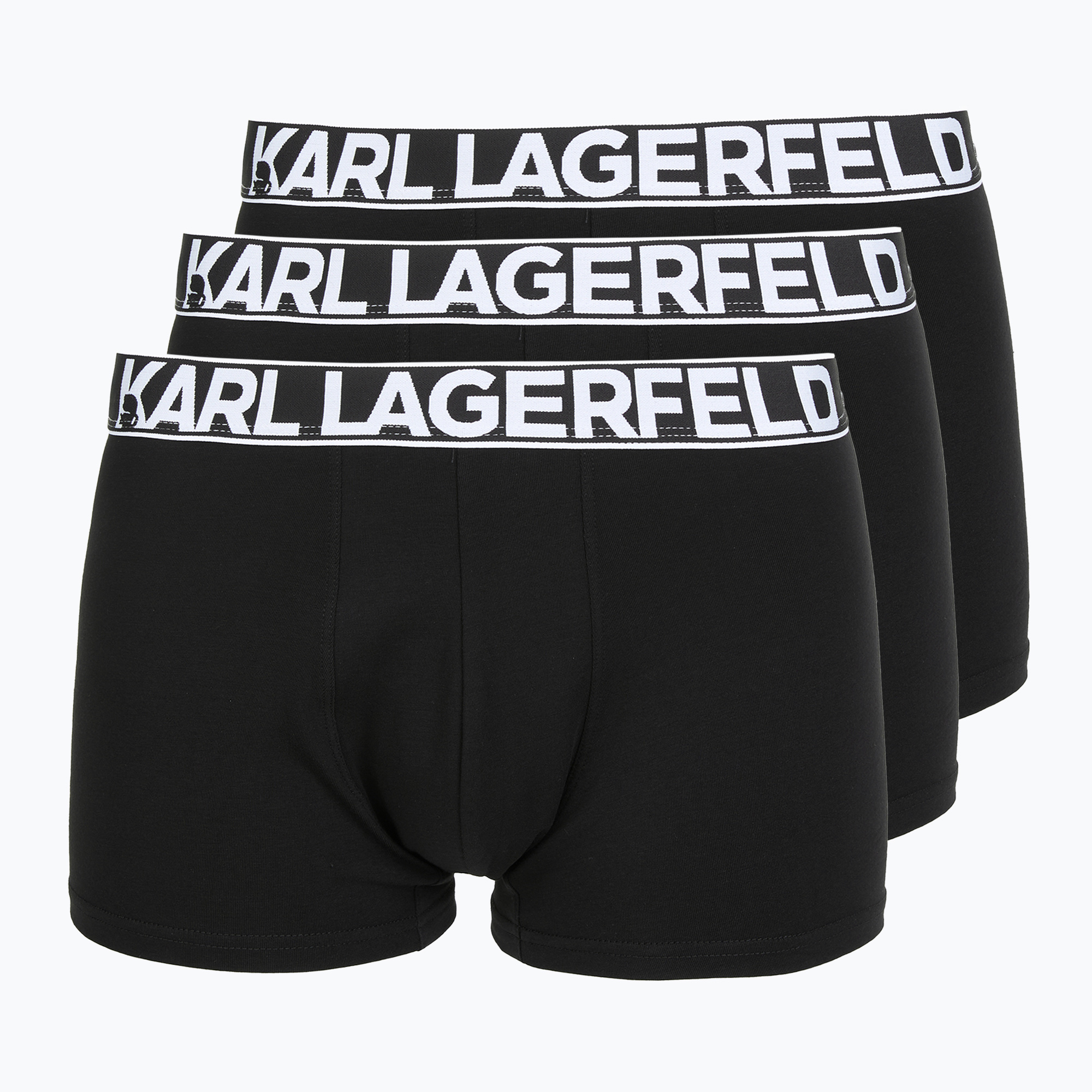Bokserki męskie KARL LAGERFELD Bold Elastic Trunk 3 pary black 