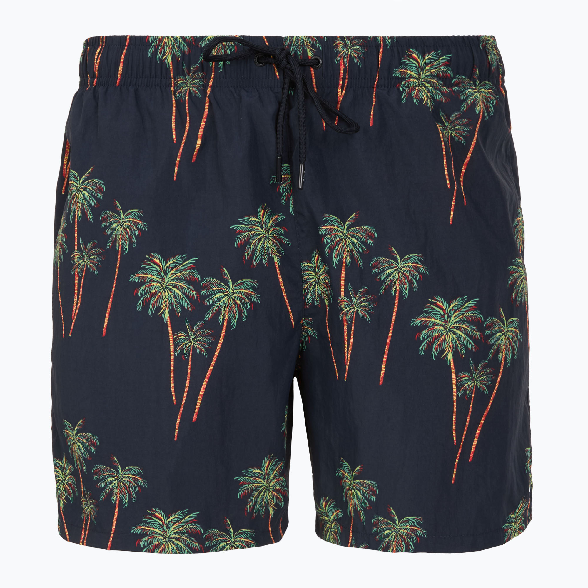 Szorty kąpielowe męskie Tommy Hilfiger Medium Drawstring Print palm tropic aop desert sky 