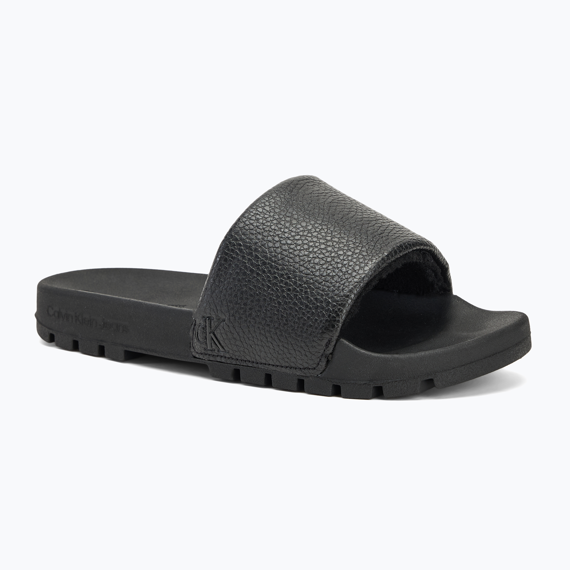 Klapki męskie Calvin Klein YM0YM01172 Truck Slide triple black 