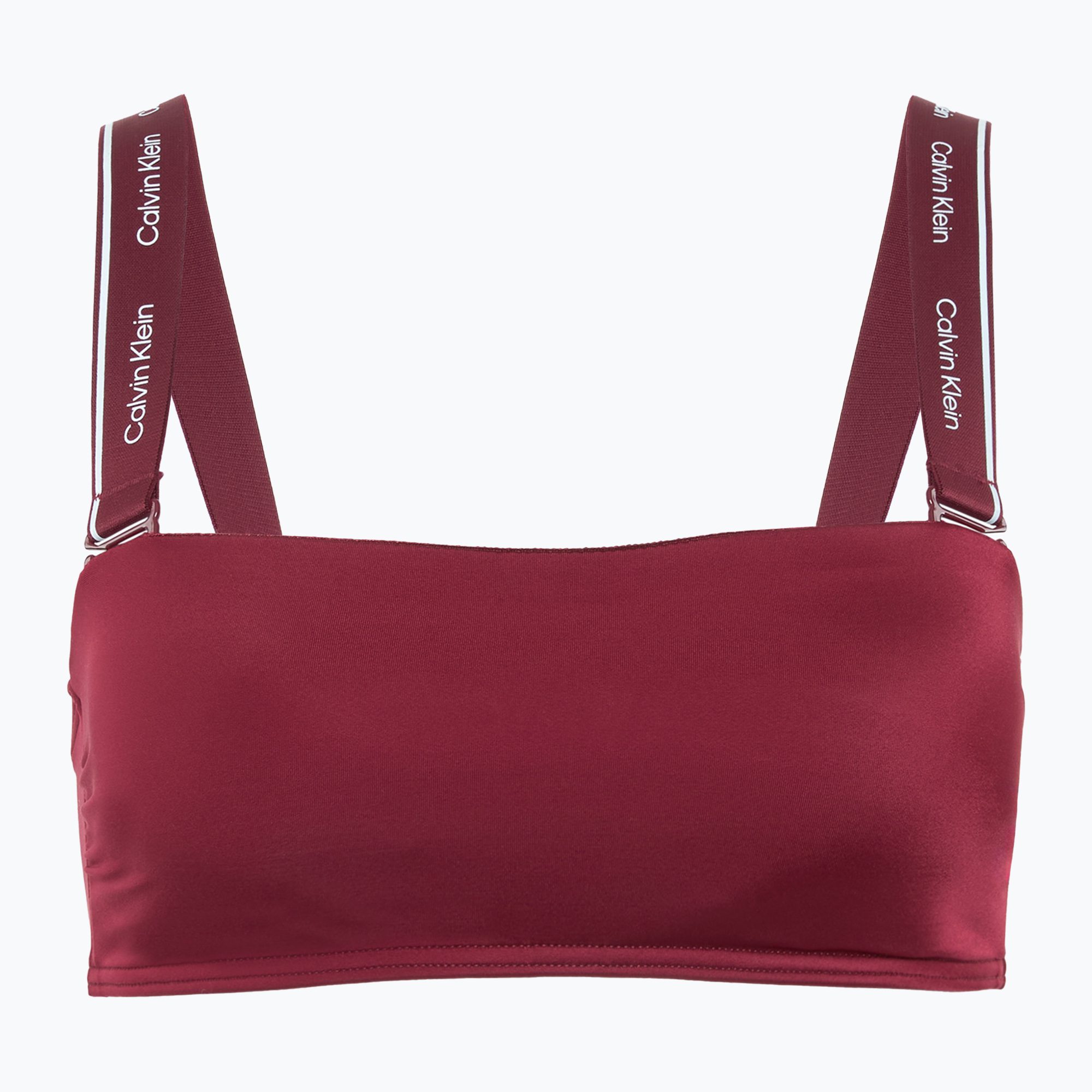 Calvin Klein top da bagno KW0KW02731 Spalline rimovibili - RP prugna smaltata