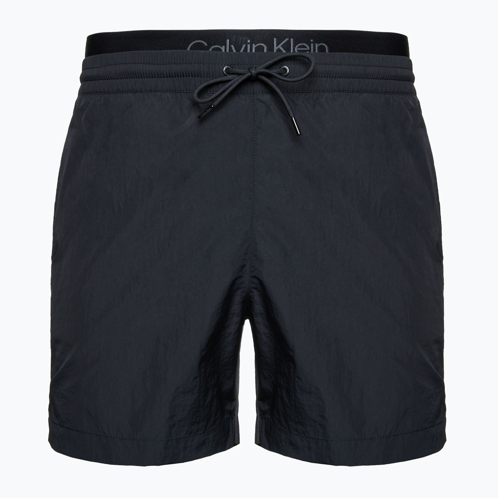 Szorty kąpielowe męskie Calvin Klein KM0KM01081 Medium Double Waistband black 