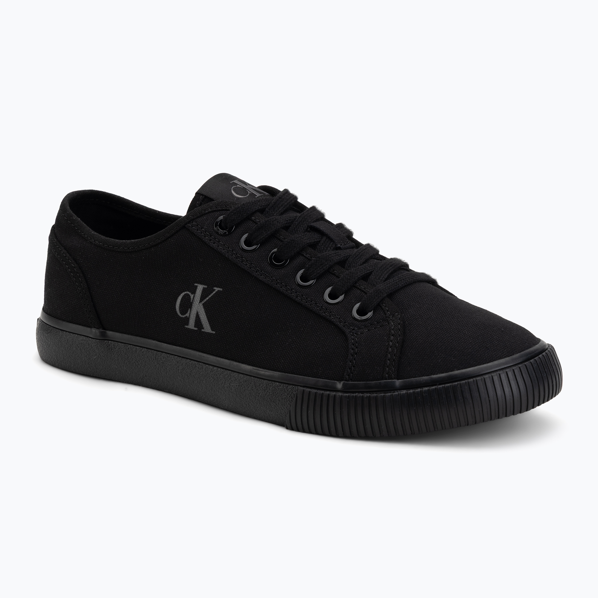 Trampki męskie Calvin Klein YM0YM01209 3 Ess Vulc Low Mg Canvas triple black