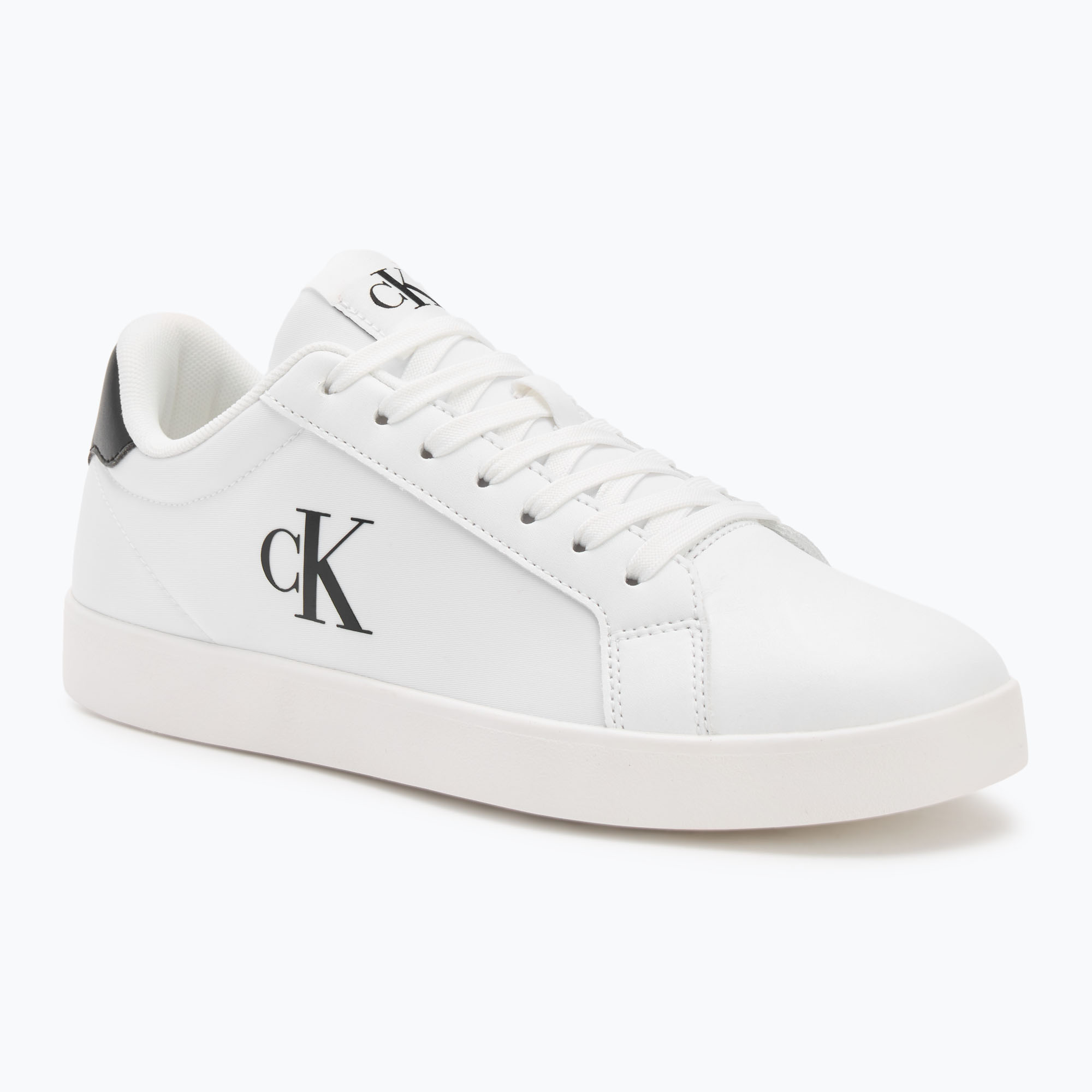 Buty męskie Calvin Klein YM0YM01213 3 Cupsole PU bright white/ck black 