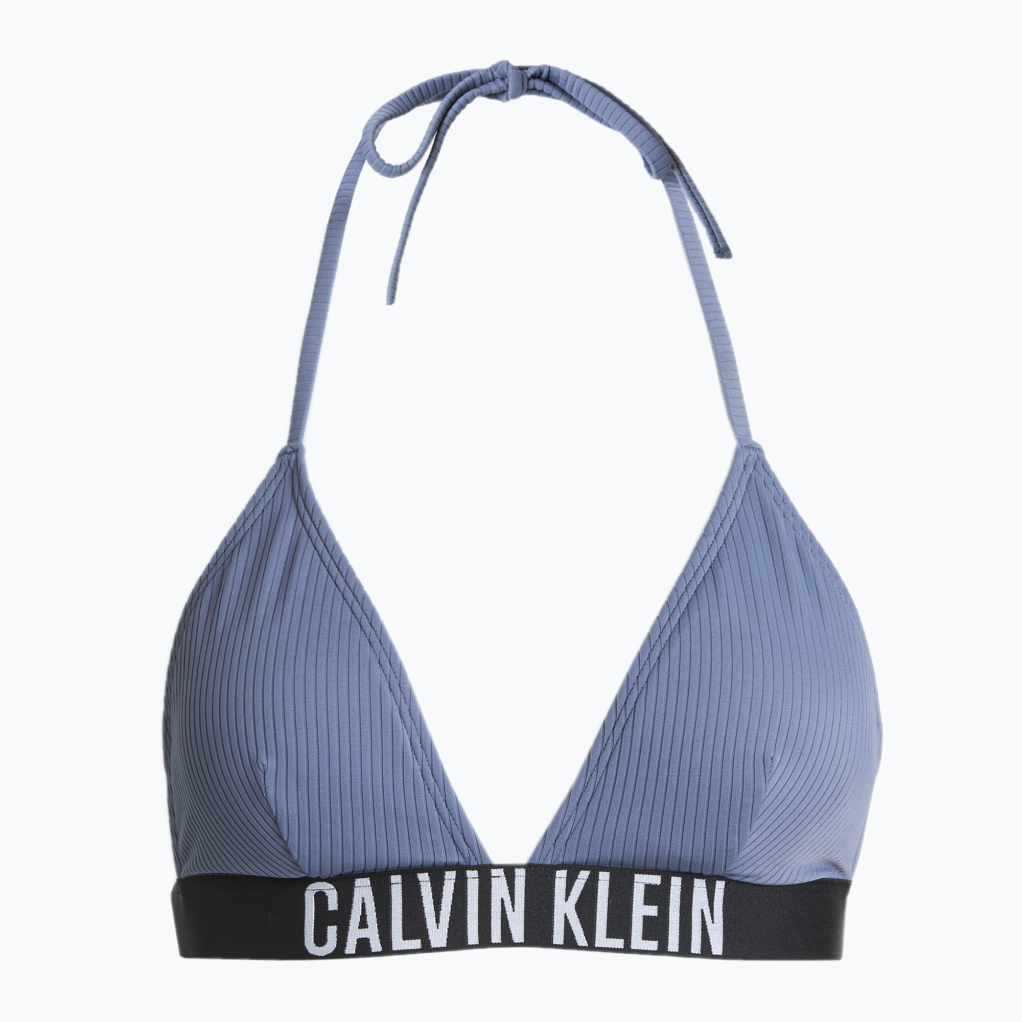 Горнище на бански костюм Calvin Klein KW0KW02750 Intense Power Rib Triangle-RP grisaille