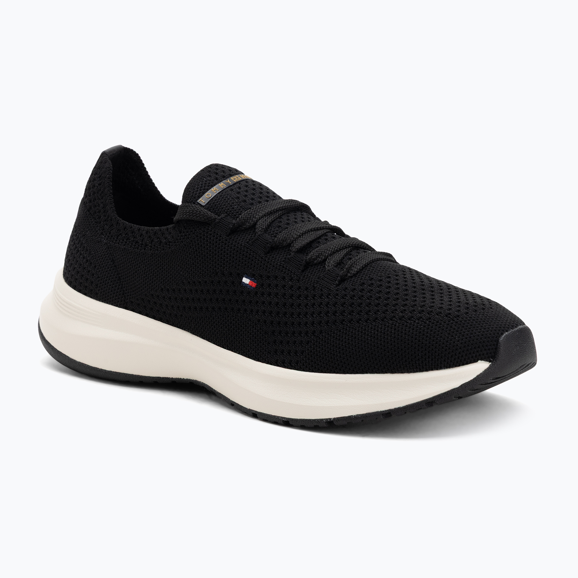 Buty damskie Tommy Hilfiger Knit Runner black 