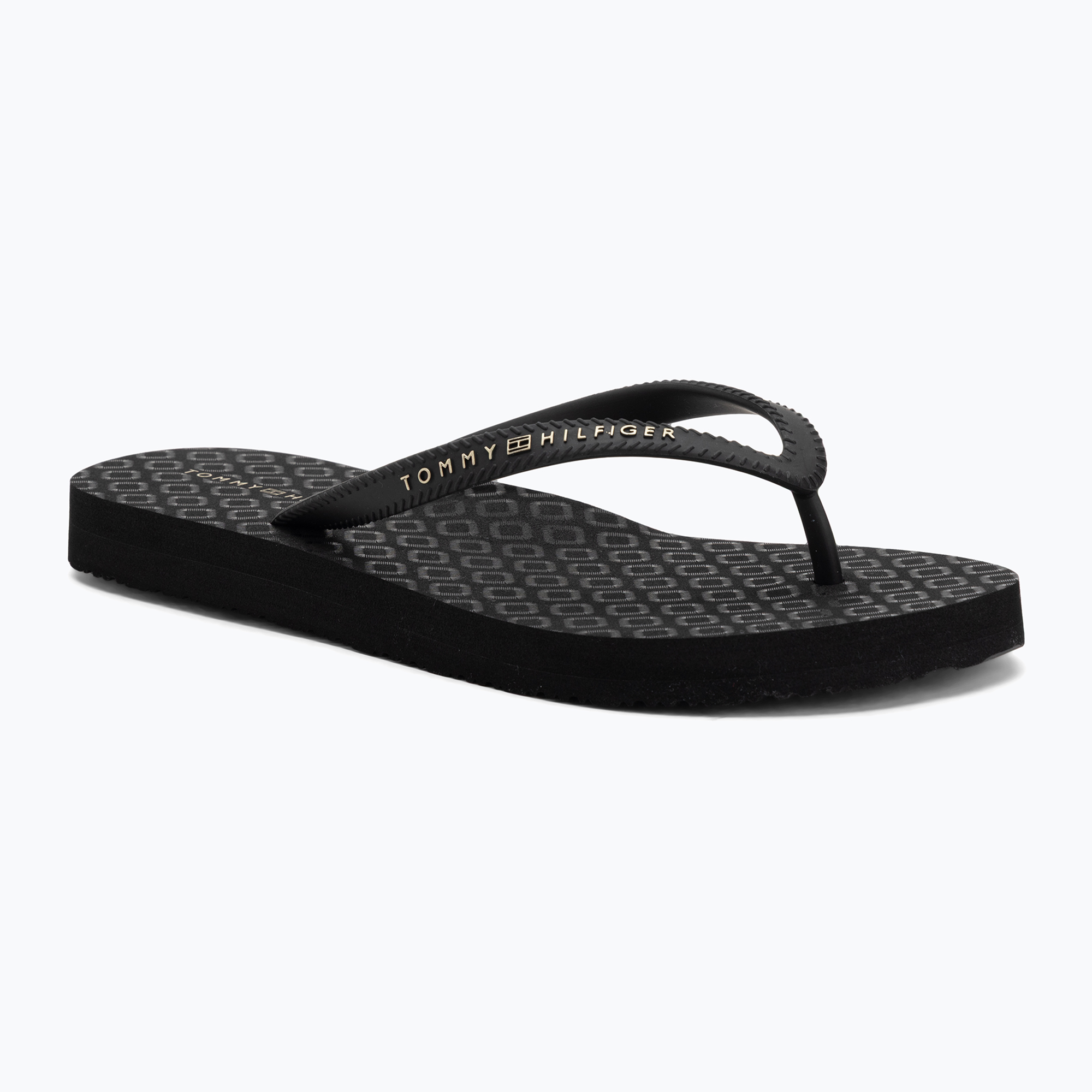 Japonki damskie Tommy Hilfiger Strap Beach Sandal black 