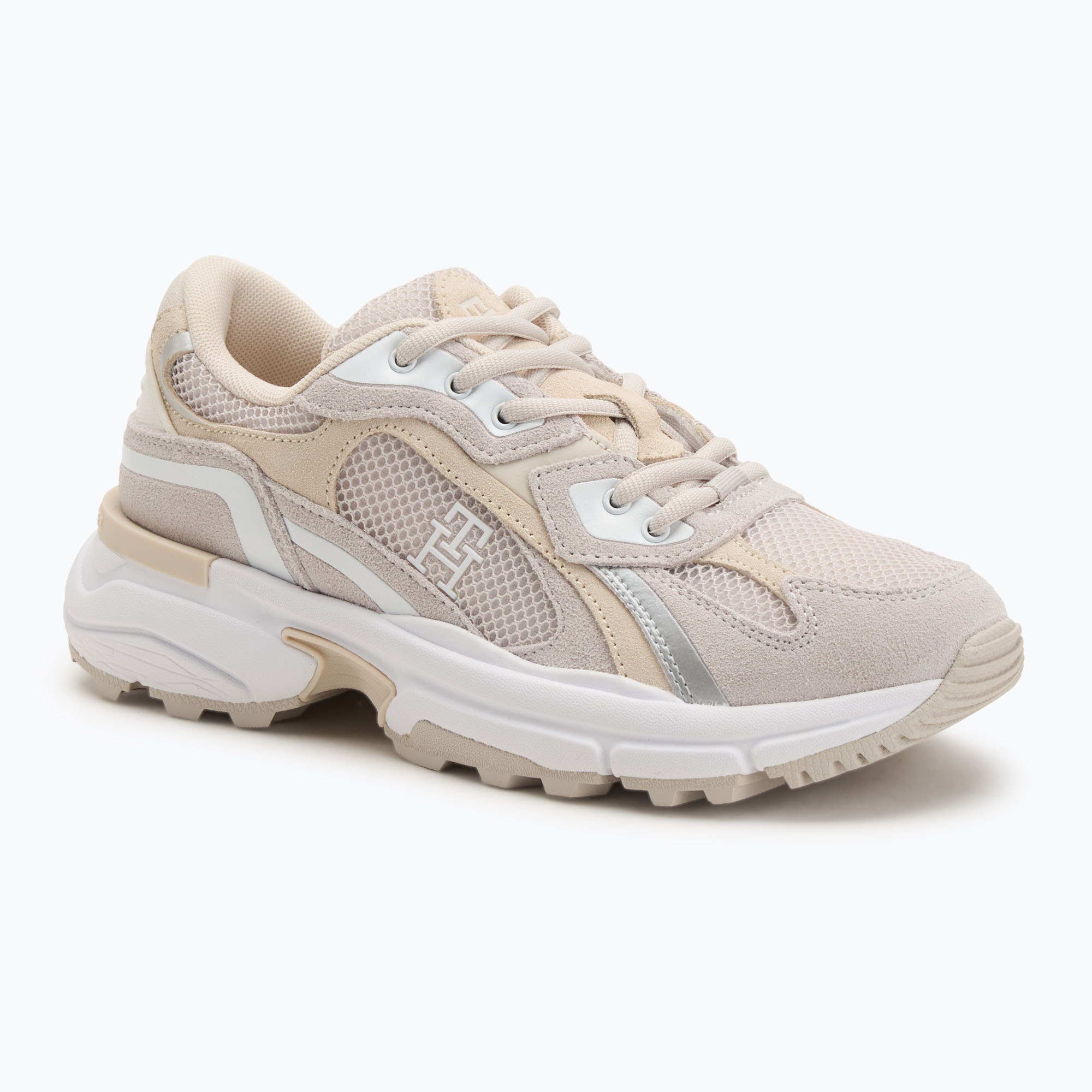 Buty damskie Tommy Hilfiger Modern Rugged Runner newsprint/light grey 