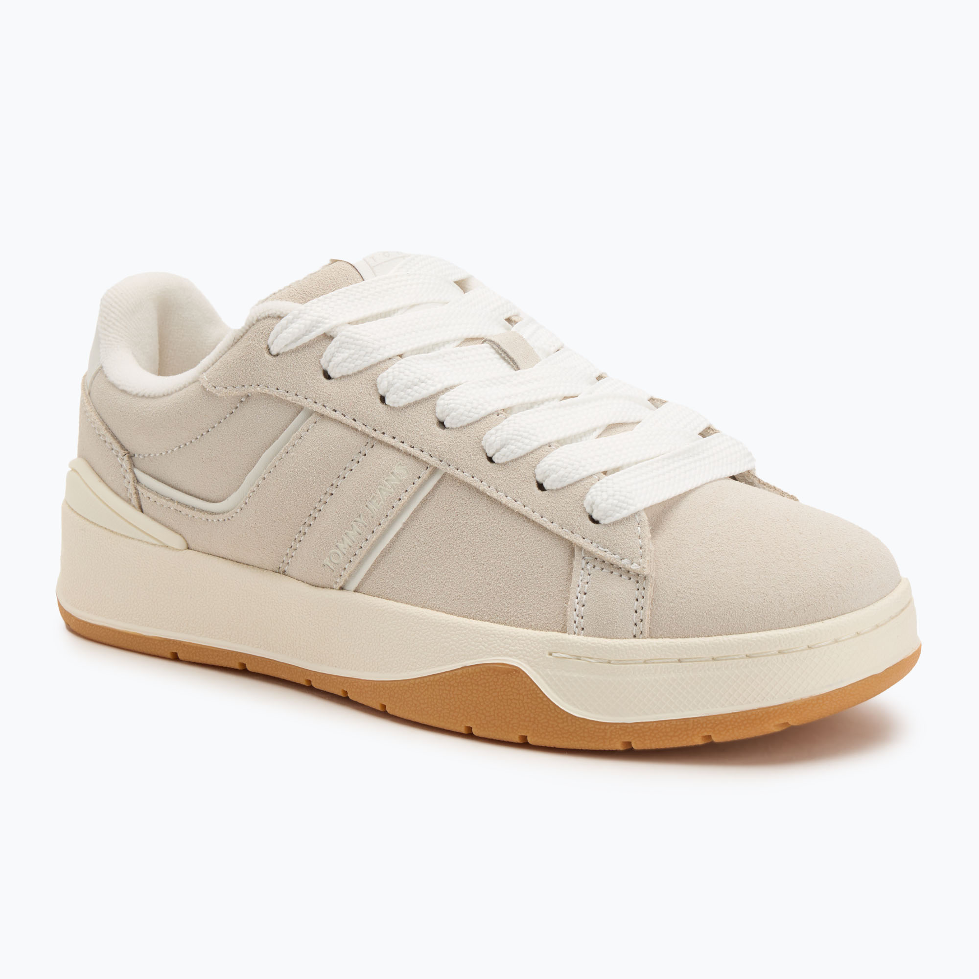 Buty damskie Tommy Jeans Skate Sneaker ivory 