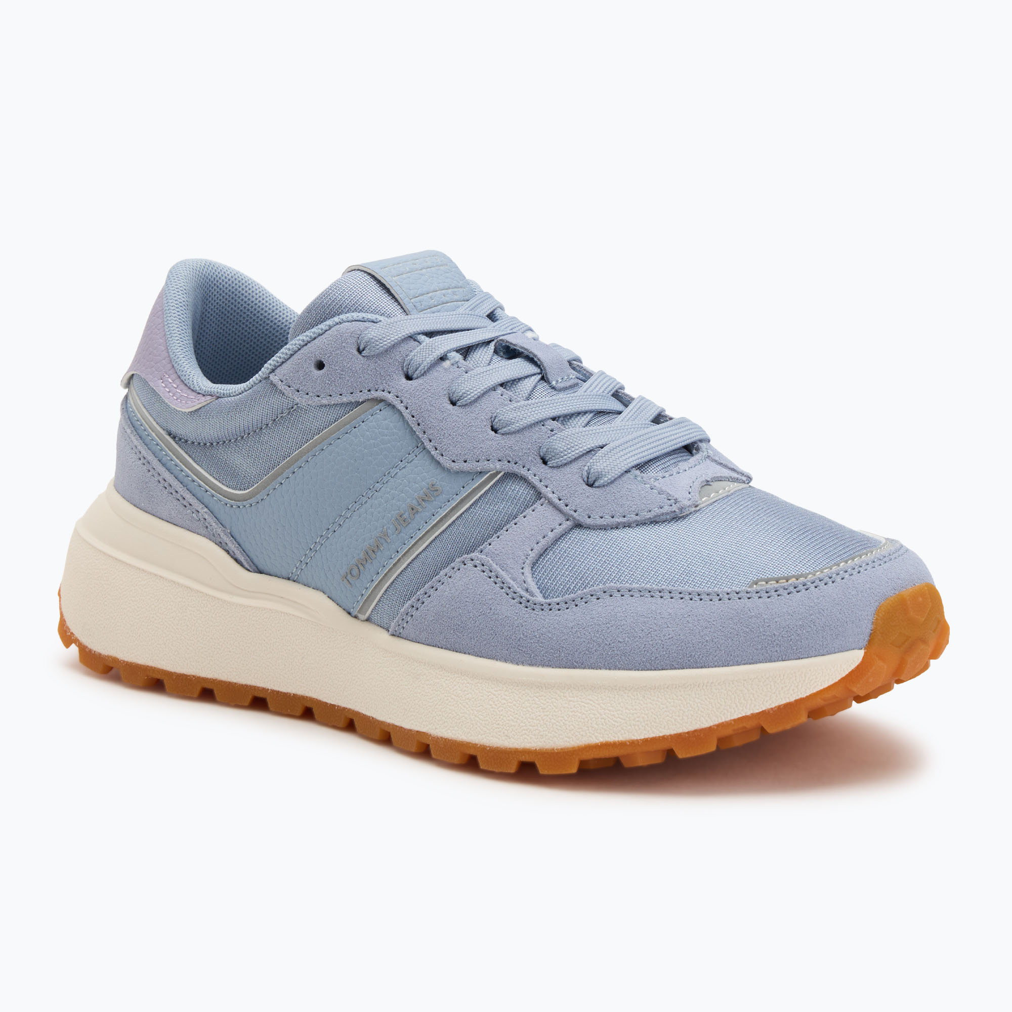 Buty damskie Tommy Jeans Cleated Runner blue chime 